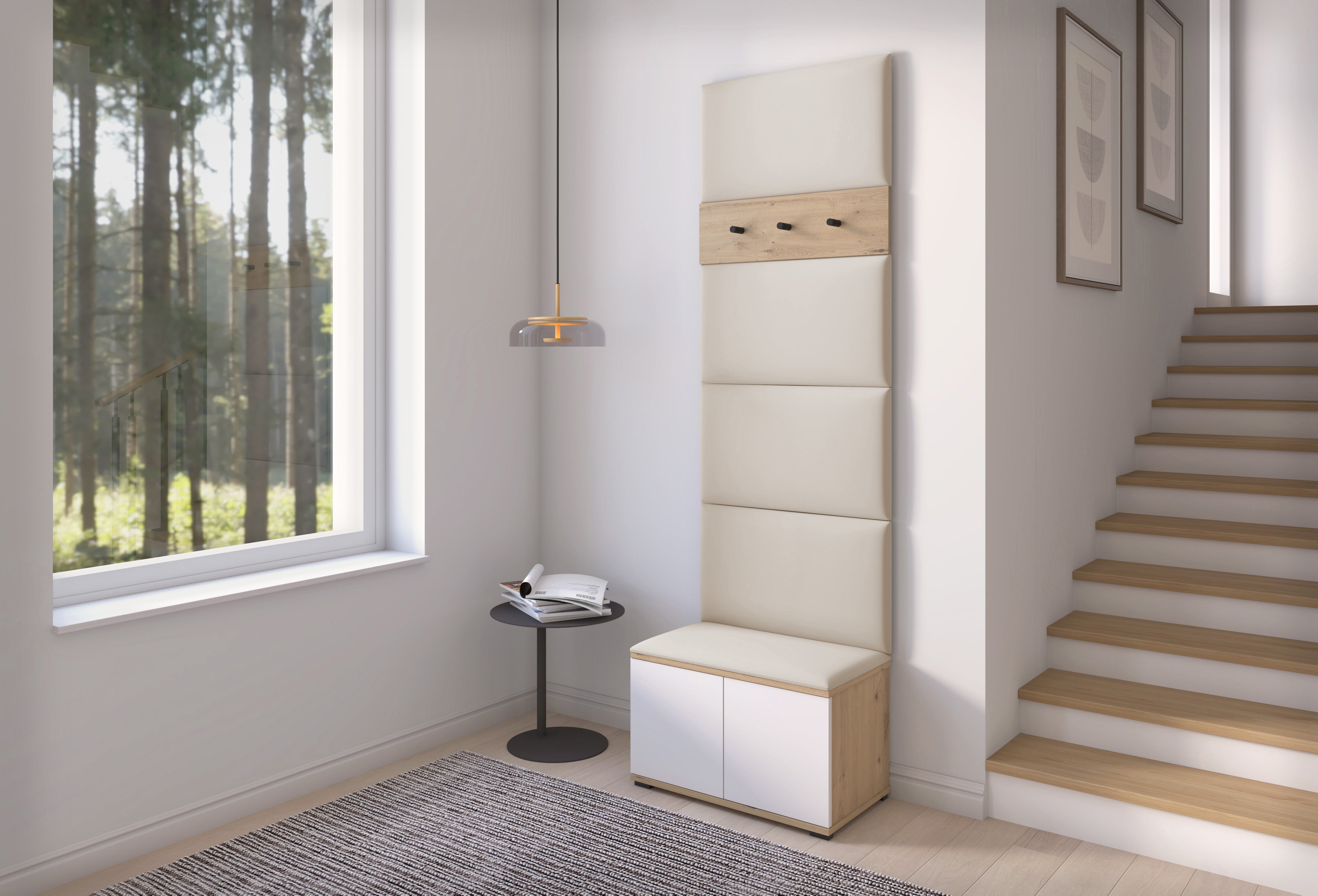 PK Sevilla 6 Hallway Wardrobe - Light Beige
