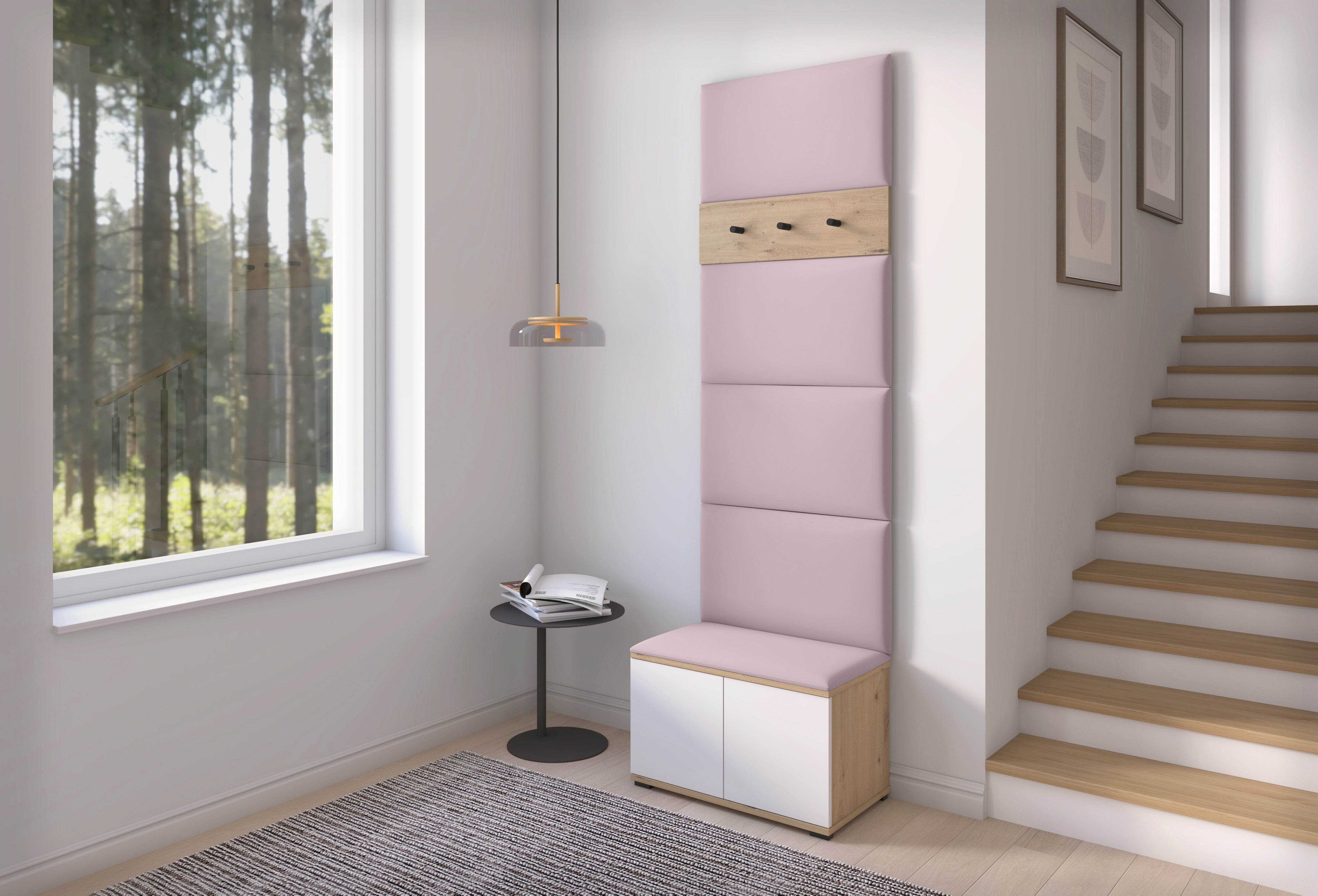 PK Sevilla 6 Hallway Wardrobe - Flamingo