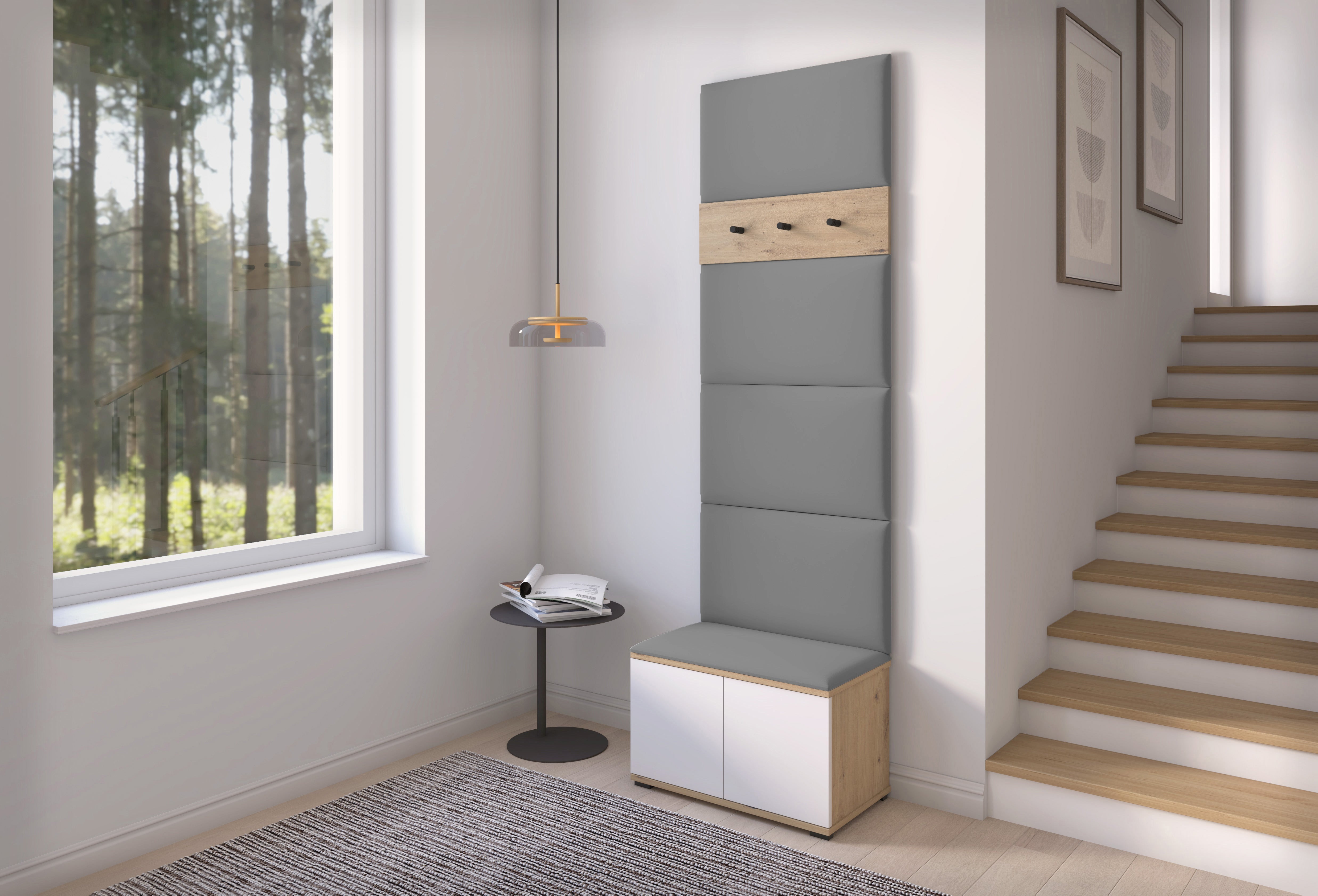 PK Sevilla 6 Hallway Wardrobe - Ash