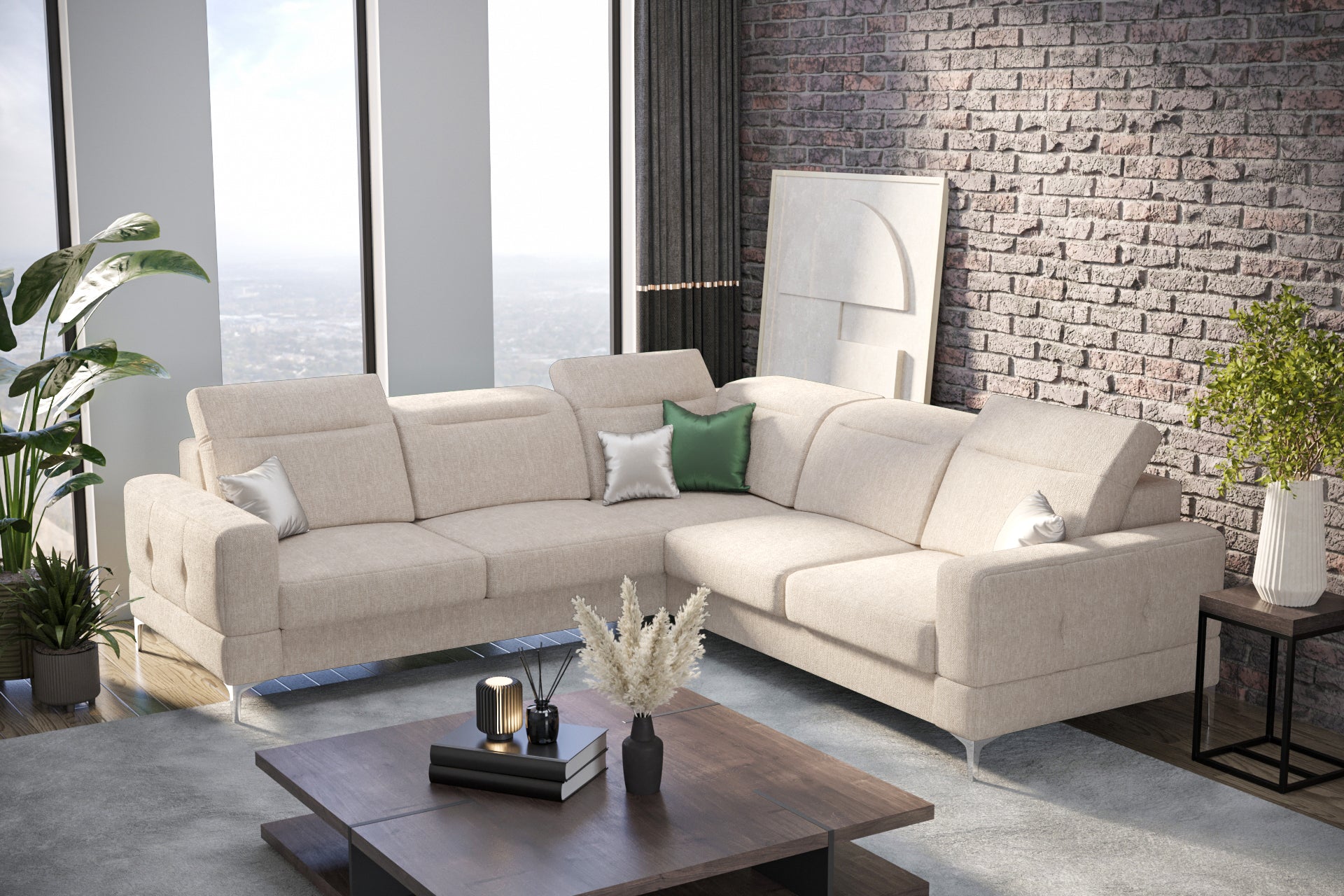 G-Malibu Max Ecksofa Geräumiger Komfort und modernes Design