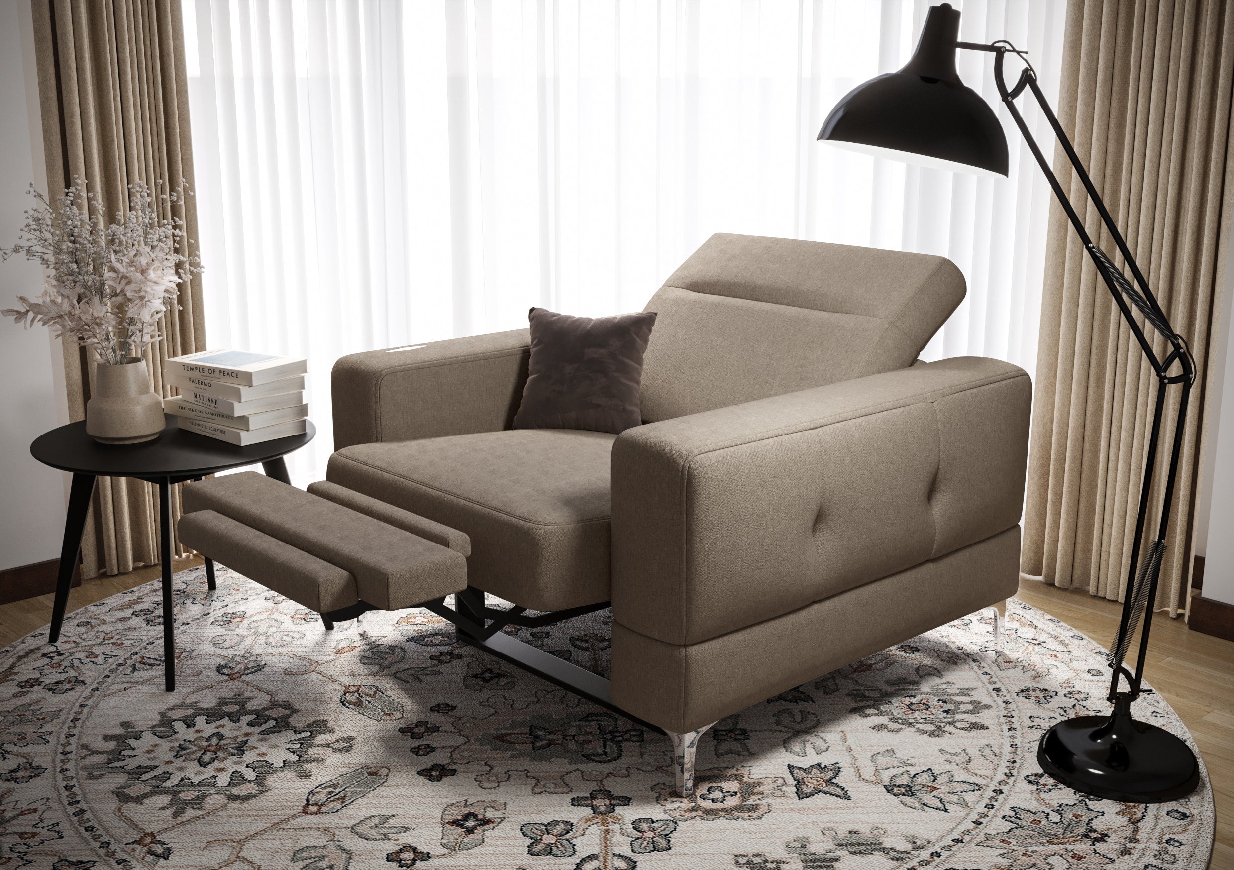 Polstersessel G-Malibu Relax: Moderner Komfort trifft klassischen Stil