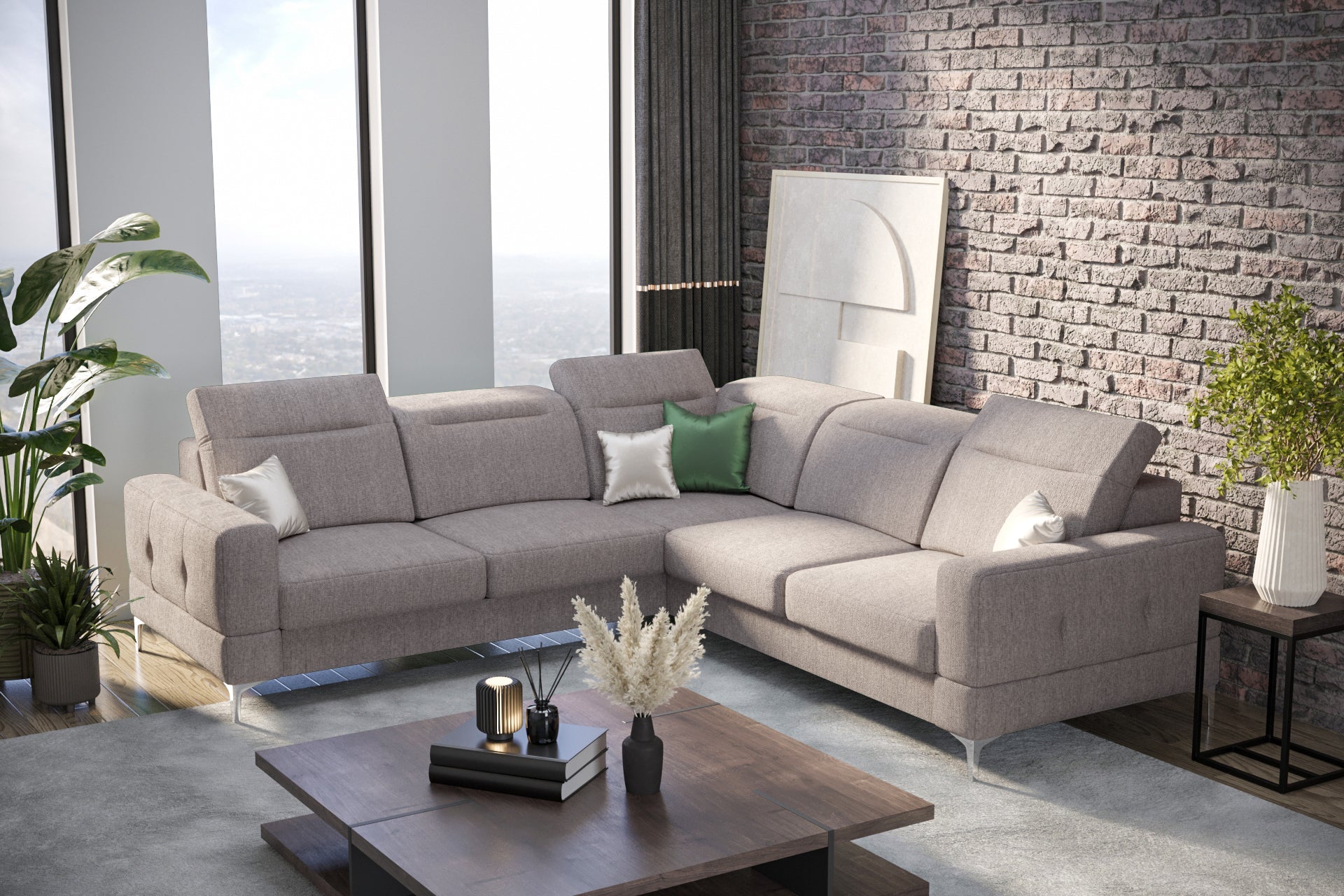 G-Malibu Max Ecksofa Geräumiger Komfort und modernes Design