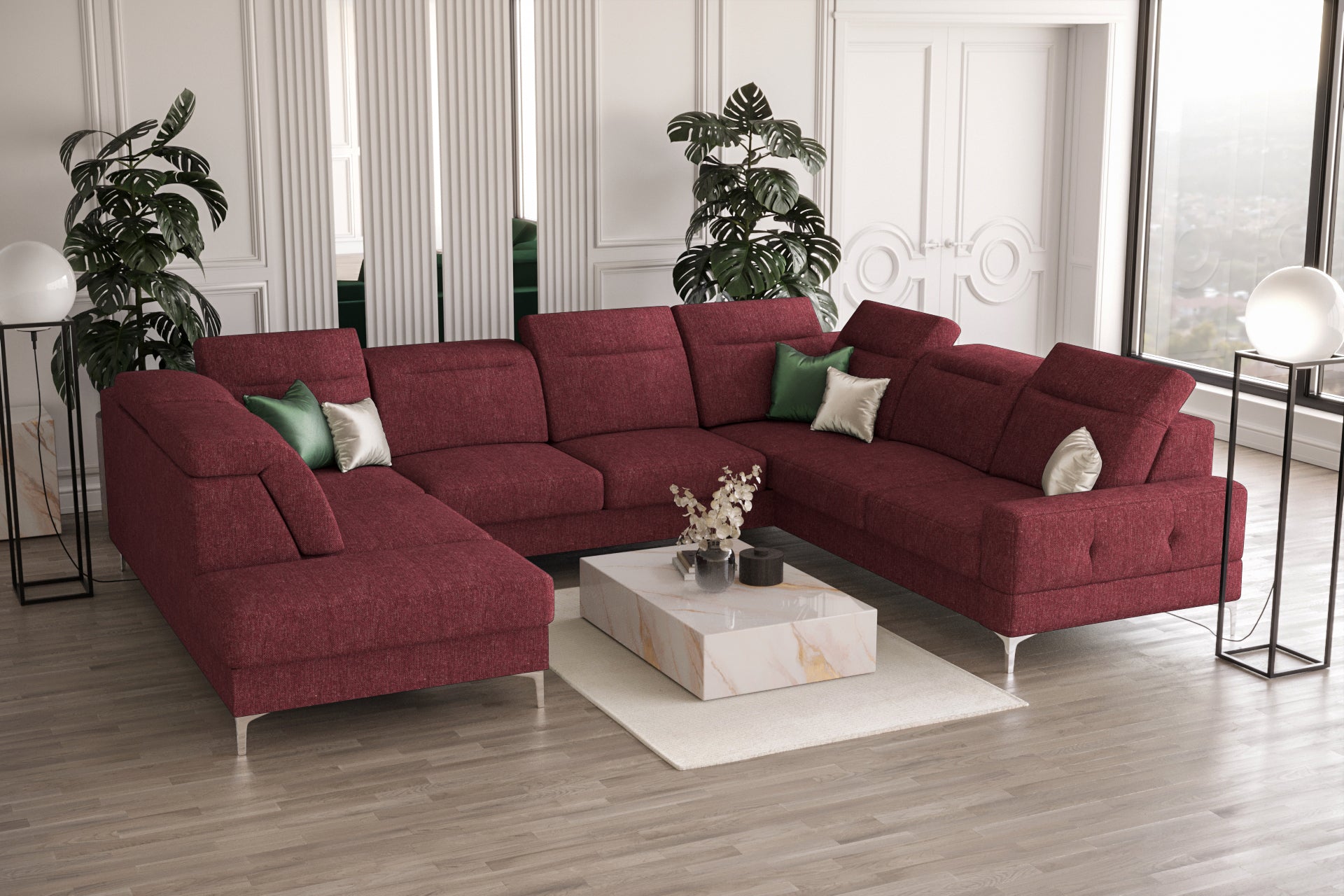 Ecksofa G-Malibu I: Großzügiger Komfort und modernes Design