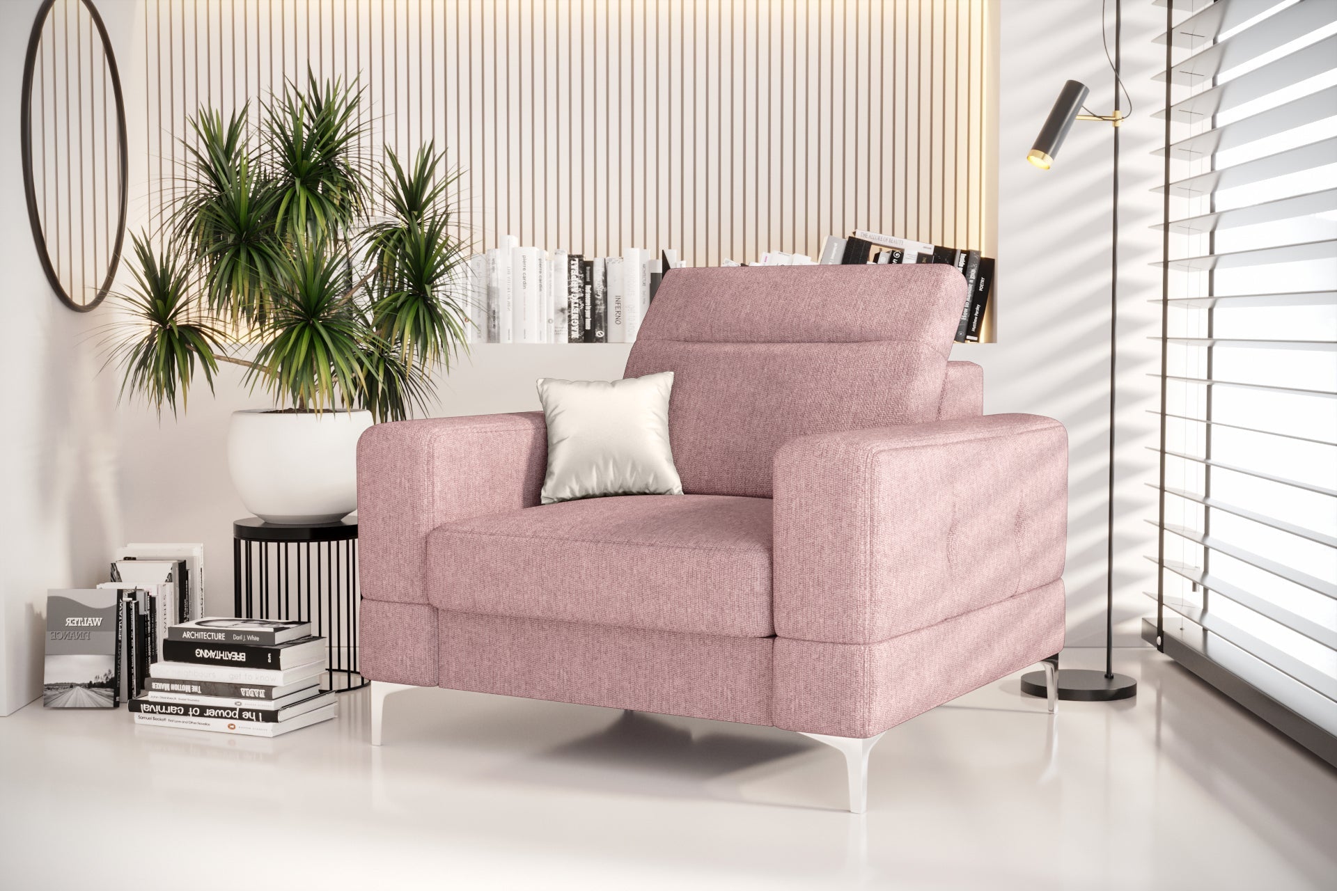 Gepolsterter Sessel G-Malibu: Klassische Eleganz mit modernen Akzenten