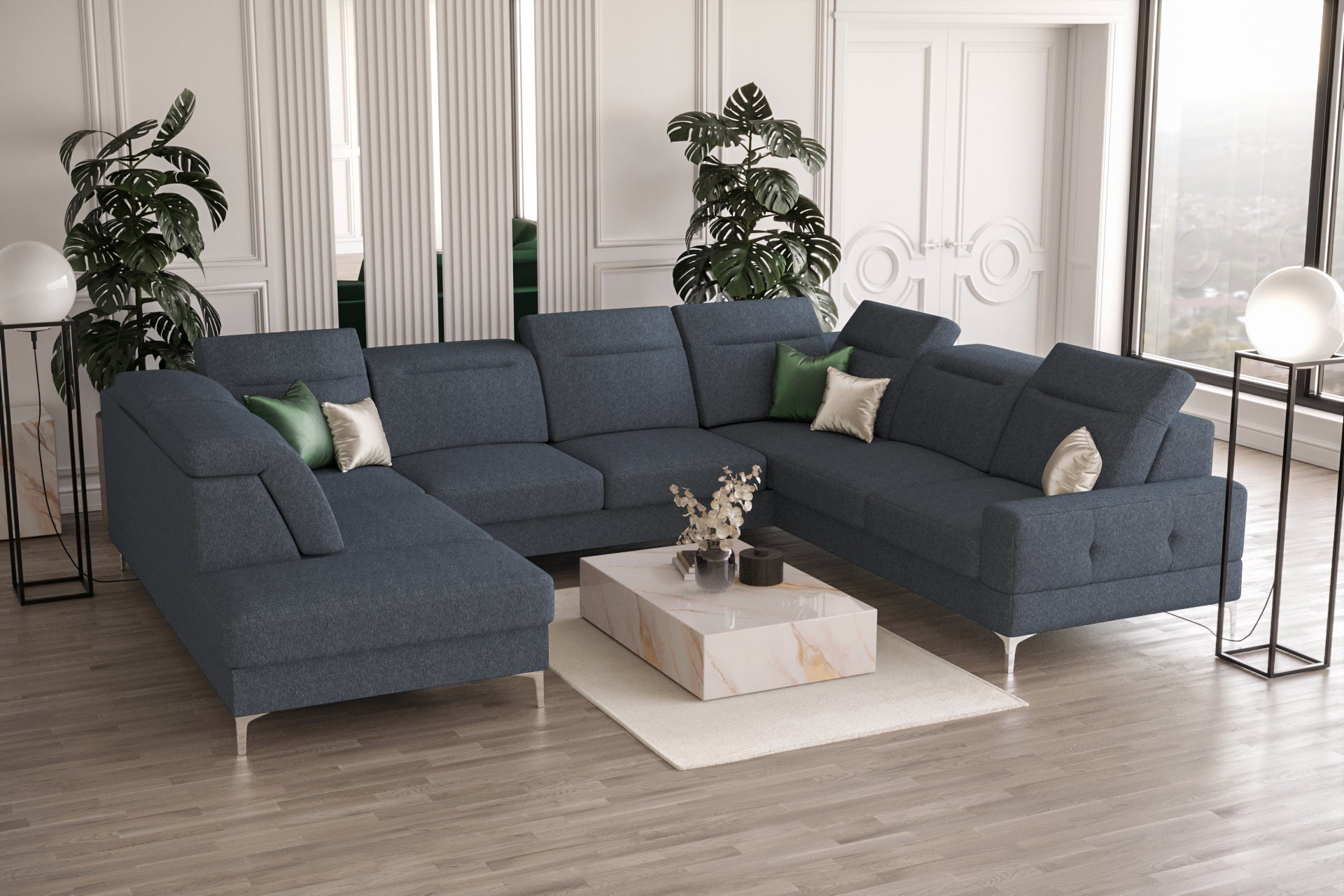 Ecksofa G-Malibu I: Großzügiger Komfort und modernes Design