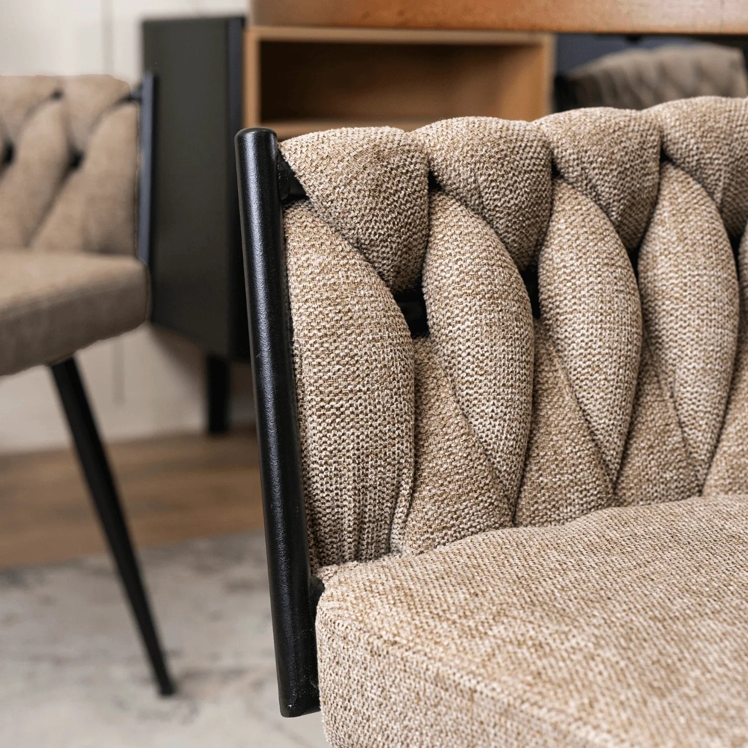 Elite EMPOLI Beige Woven Chair – Timeless Elegance & Comfort