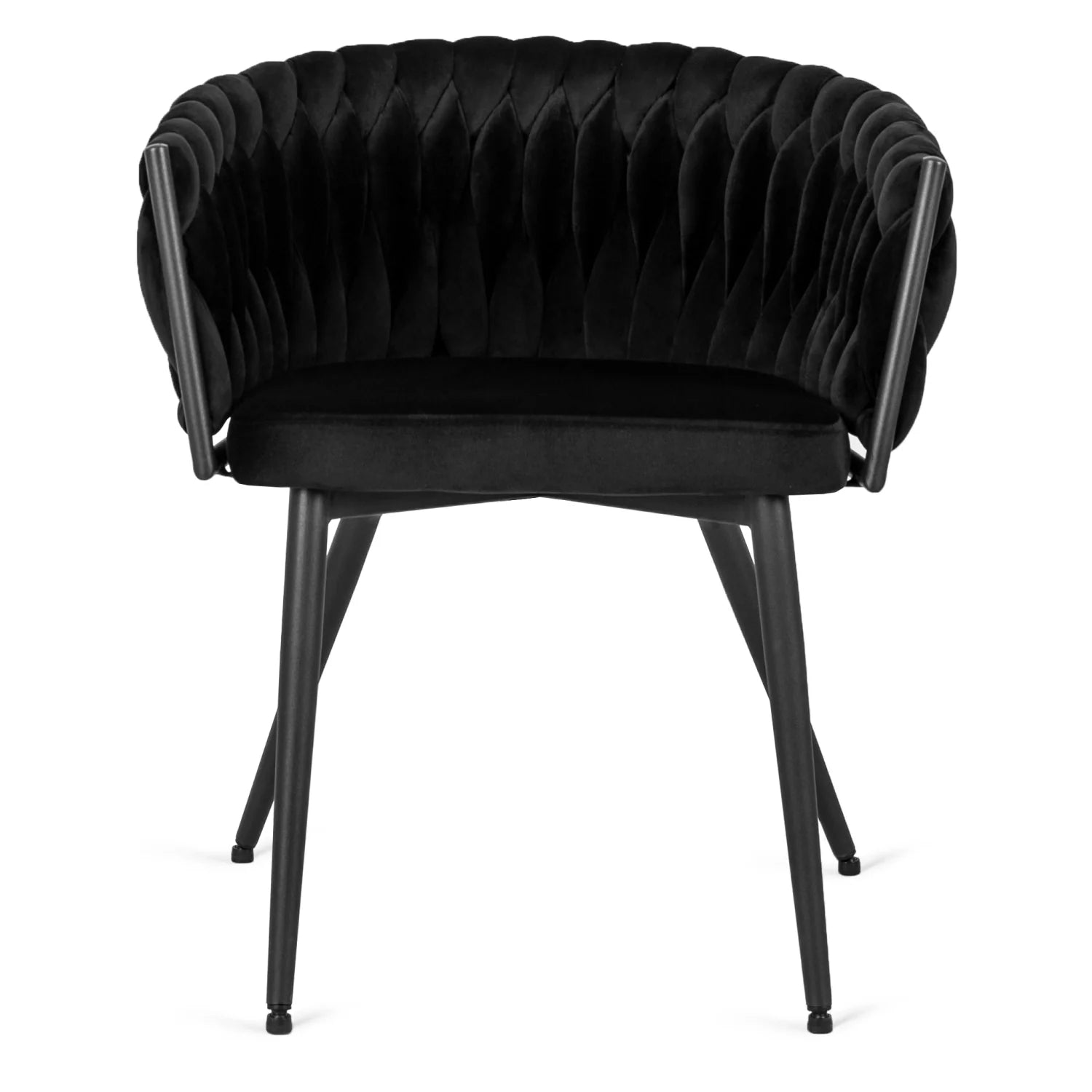 Elite EMPOLI Black Velvet Chair – Modern Comfort & Elegance