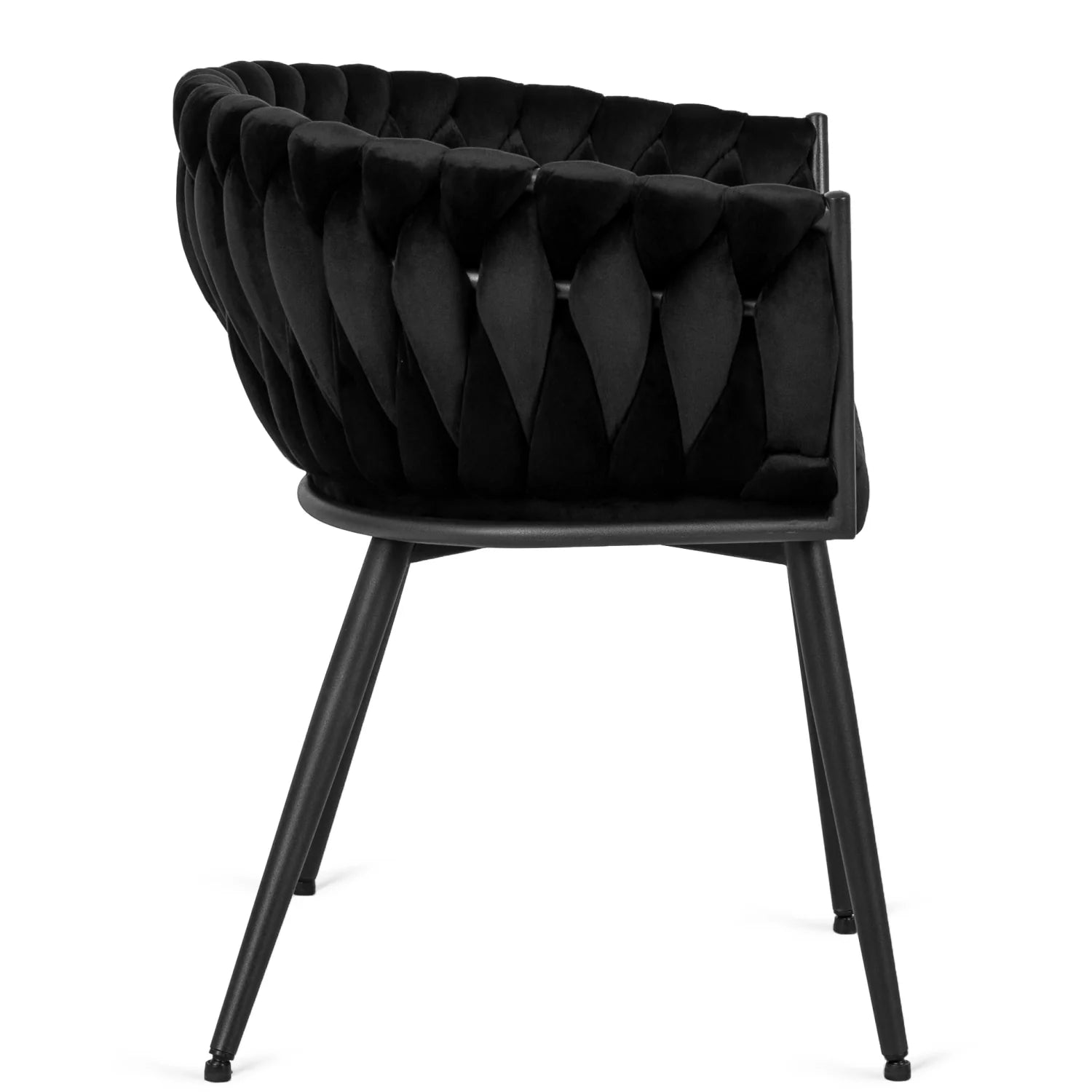 Elite EMPOLI Black Velvet Chair – Modern Comfort & Elegance