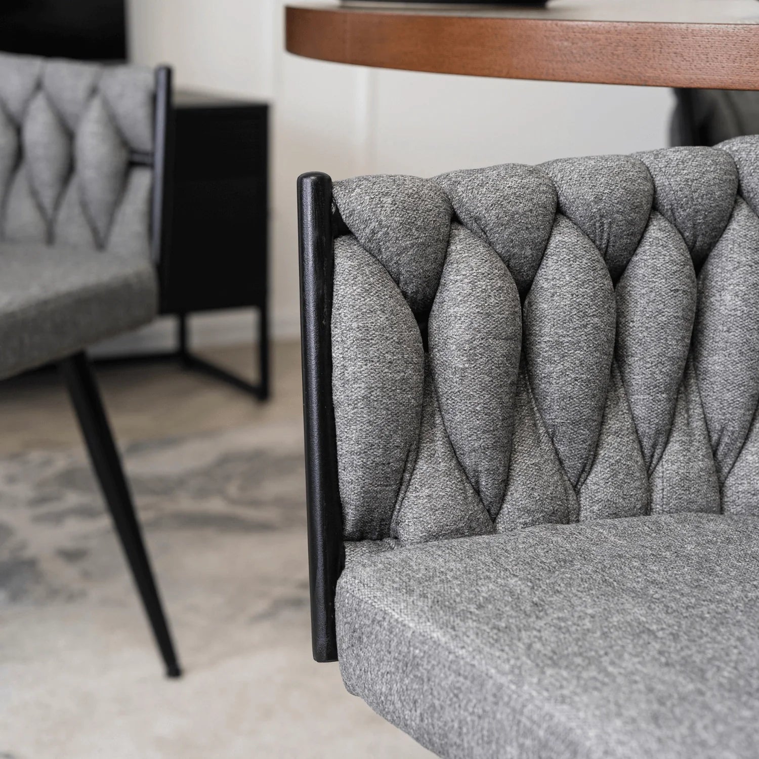 Elite EMPOLI Grey Woven Chair – Modern Elegance & Supreme Comfort