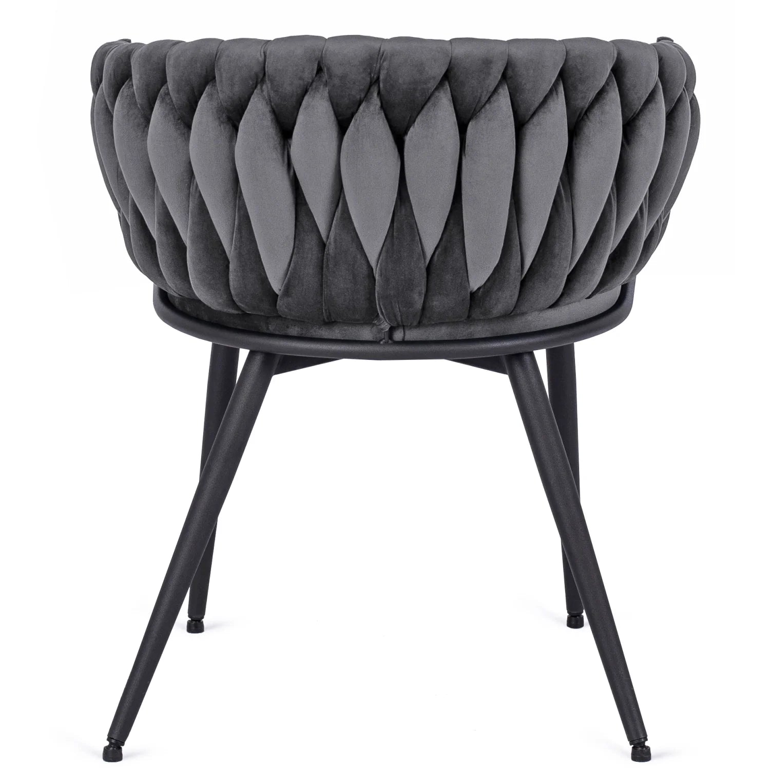 Elite EMPOLI Gray Velvet Chair – Luxurious Comfort & Modern Design