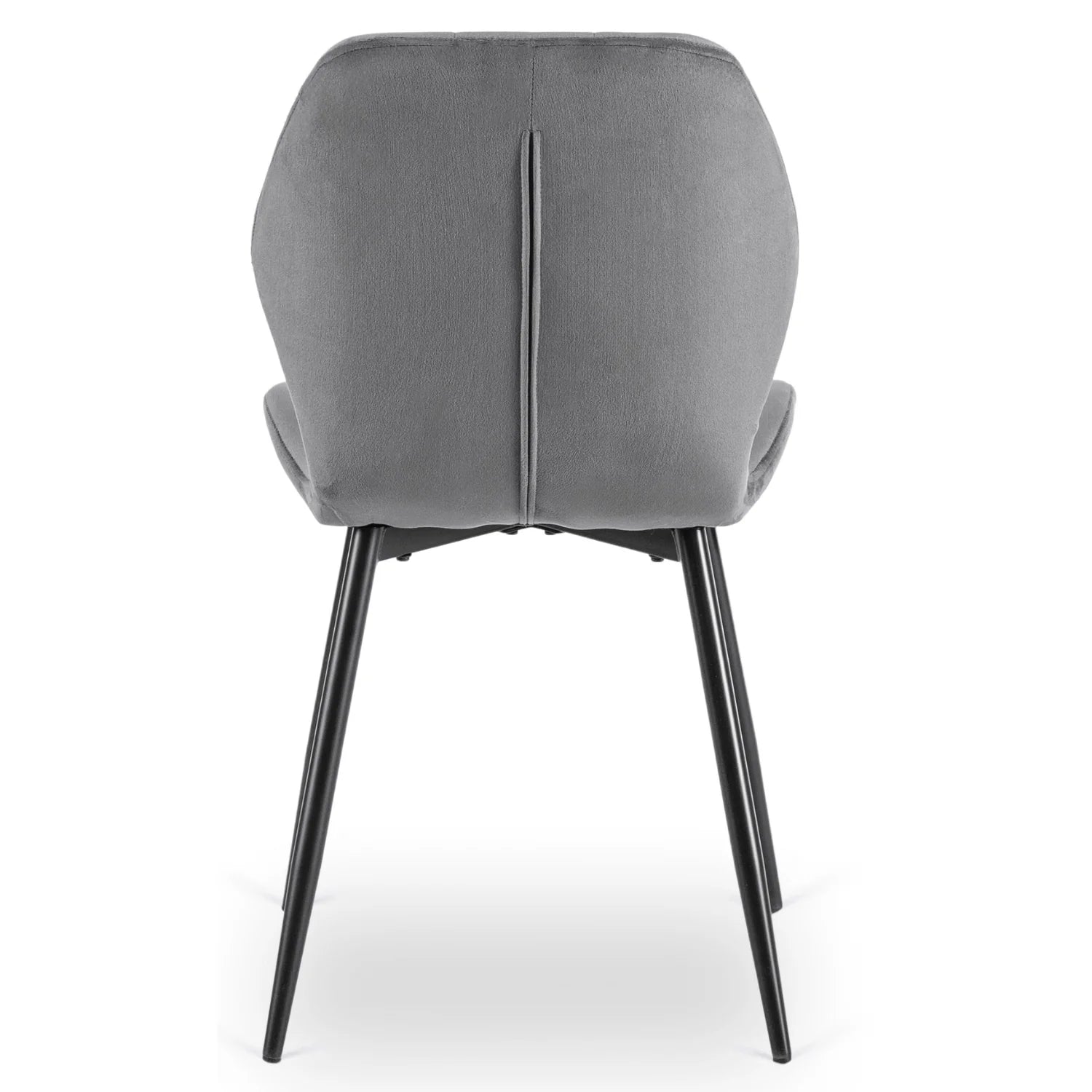 Elite IRYS Gray Velour Chair – Modern Comfort & Elegance