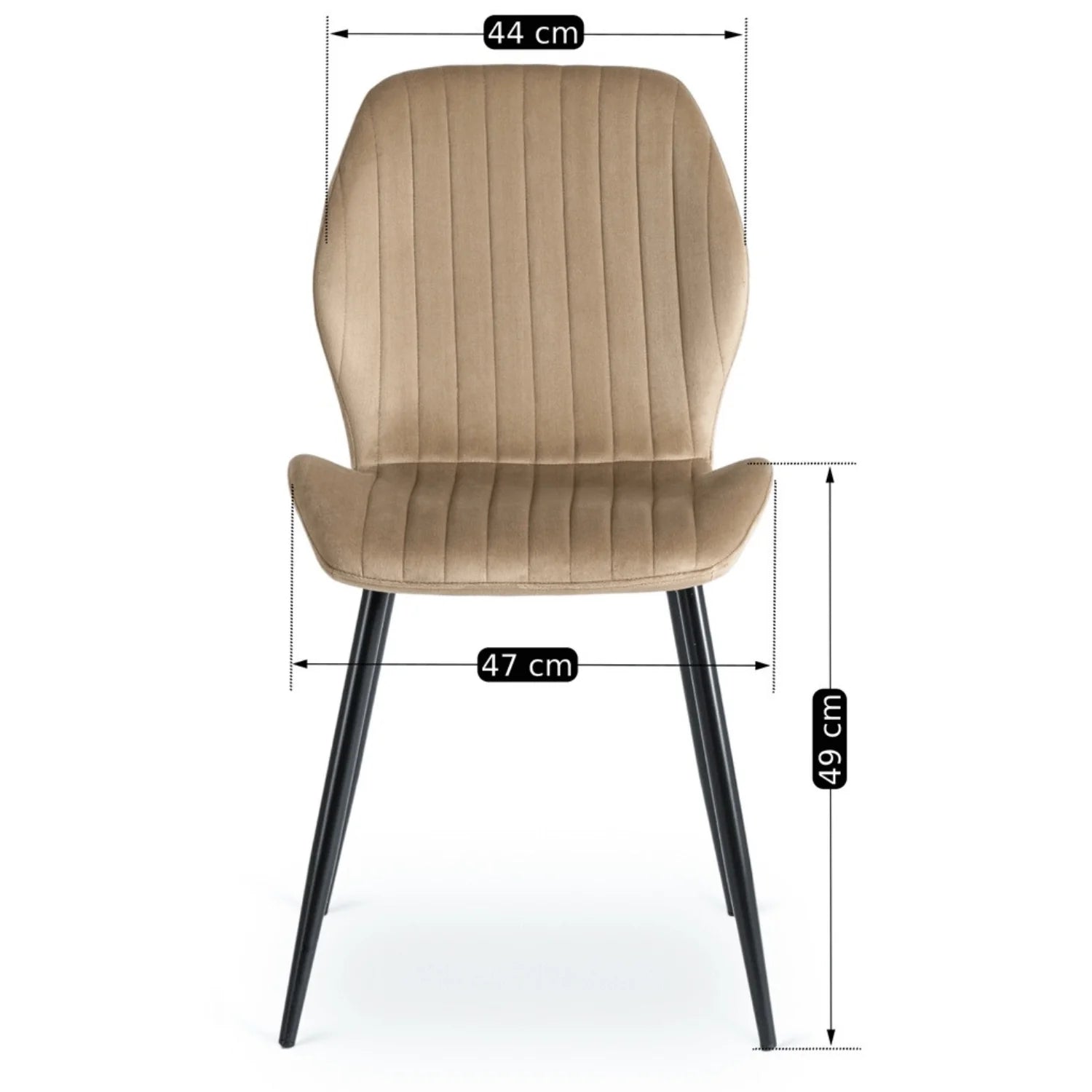 Elite LILAC Beige Velvet Chair – Timeless Elegance & Unmatched Comfort