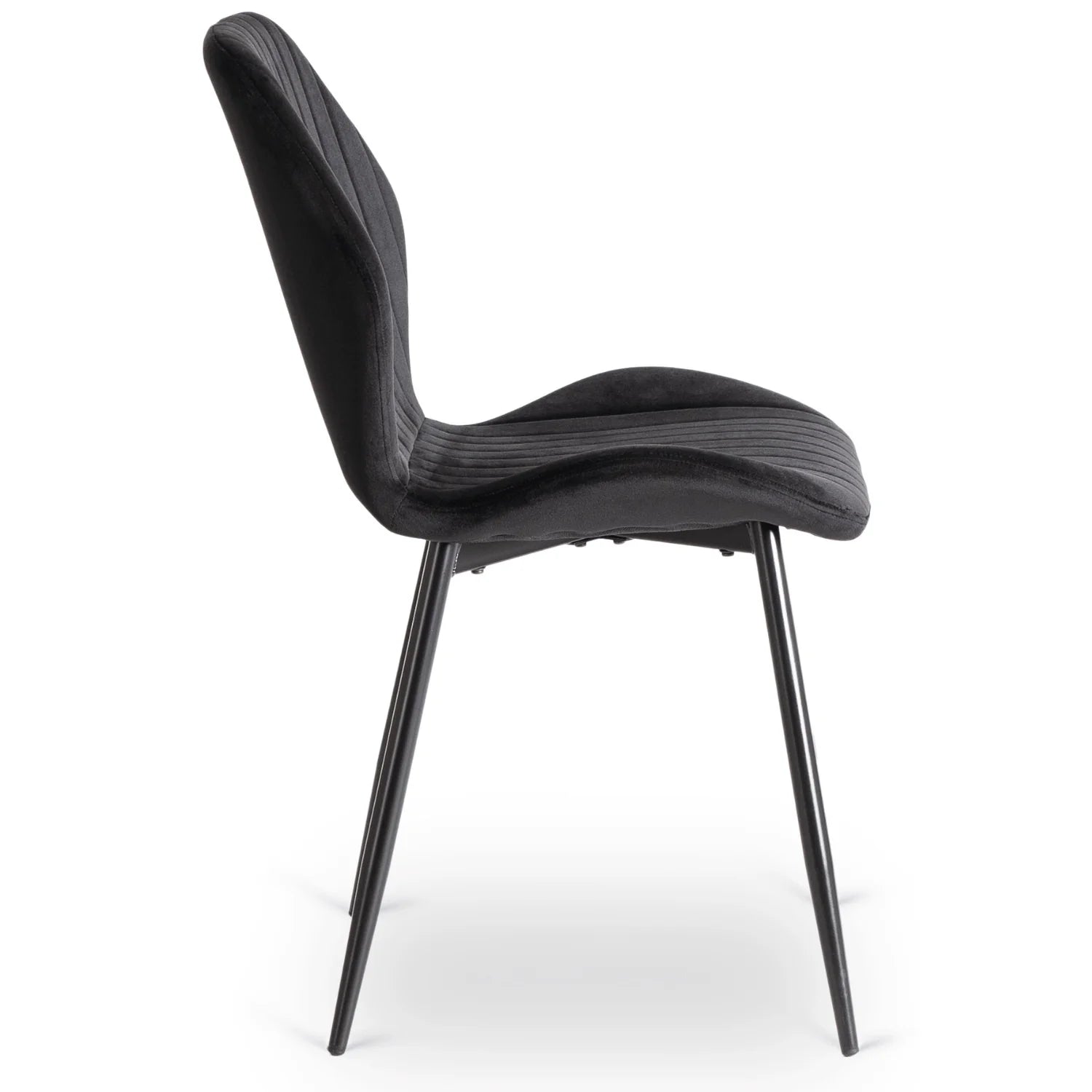 Elite LILAC Black Velvet Chair – A Statement of Elegance & Comfort