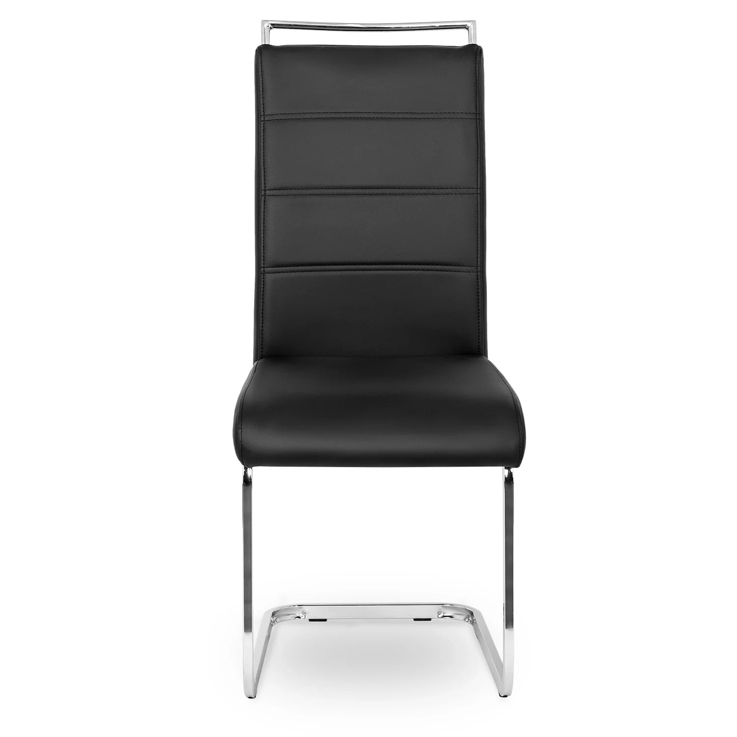 Elite LOCA Black Eco-Leather Chair – Modern Elegance & Comfort