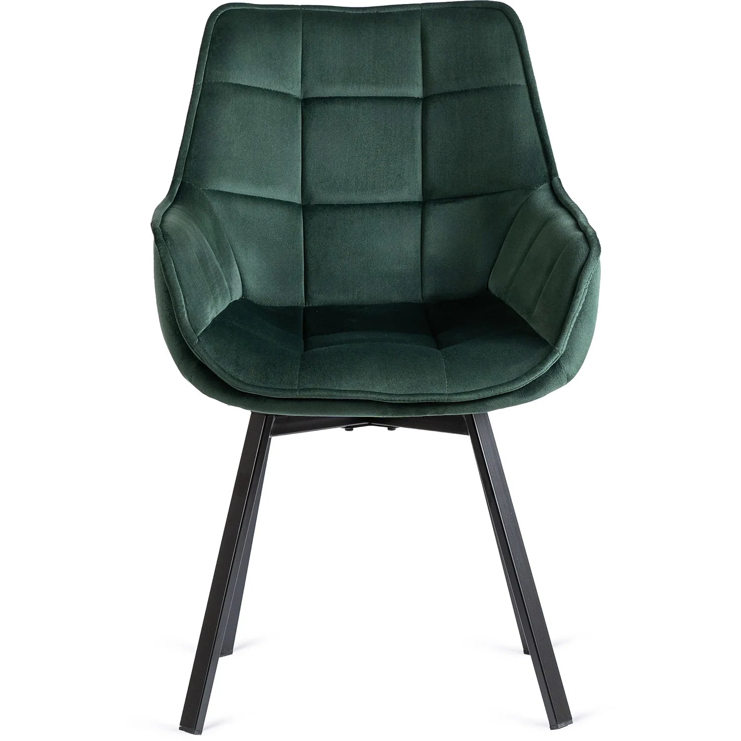 Elite LUNA Green Velvet Swivel Chair – Modern Elegance & Comfort
