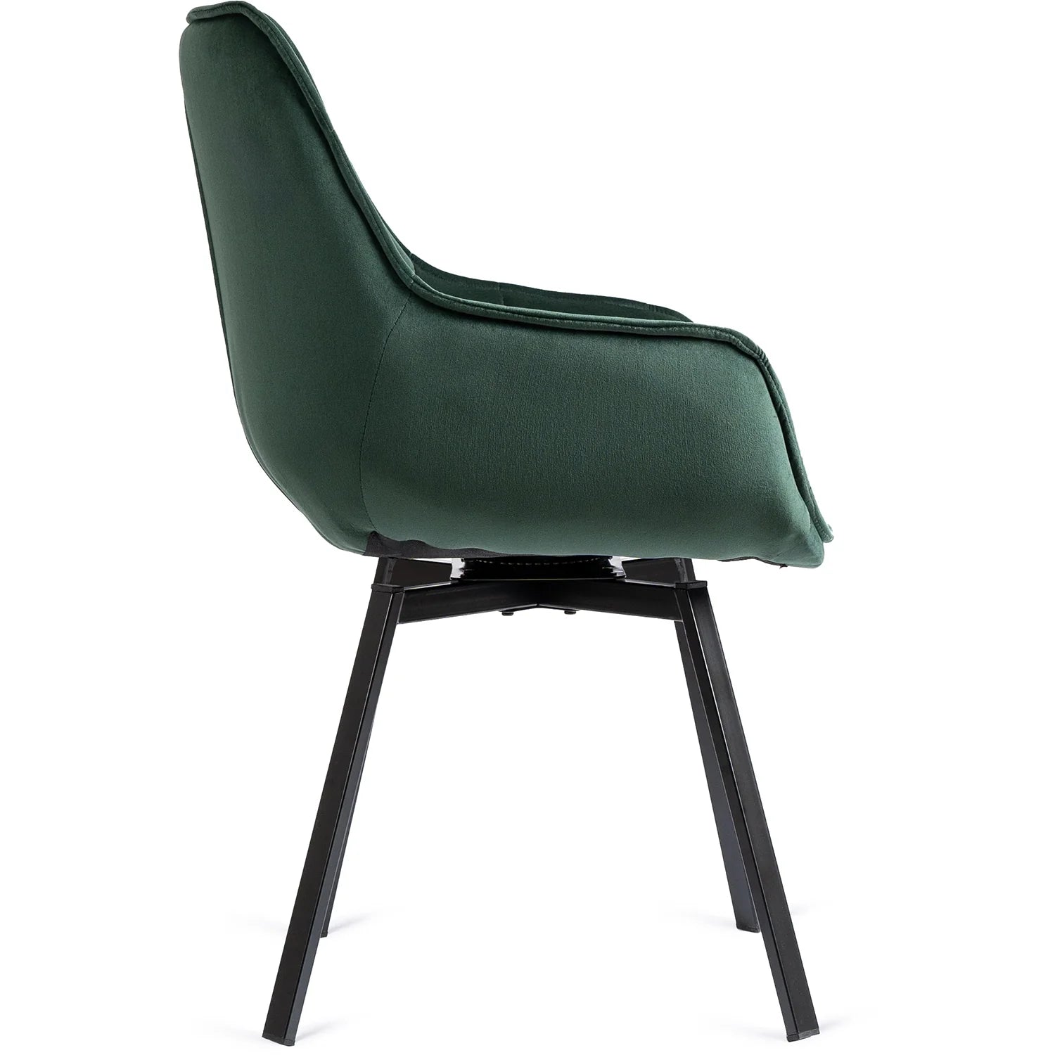 Elite LUNA Green Velvet Swivel Chair – Modern Elegance & Comfort