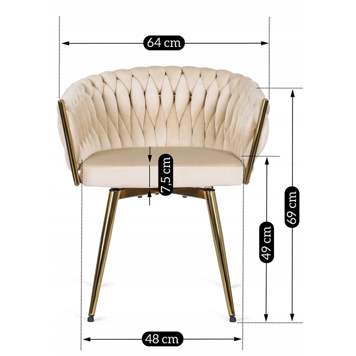 Elite RUBI Swivel Velvet Chair – Luxurious Comfort & Modern Glamour