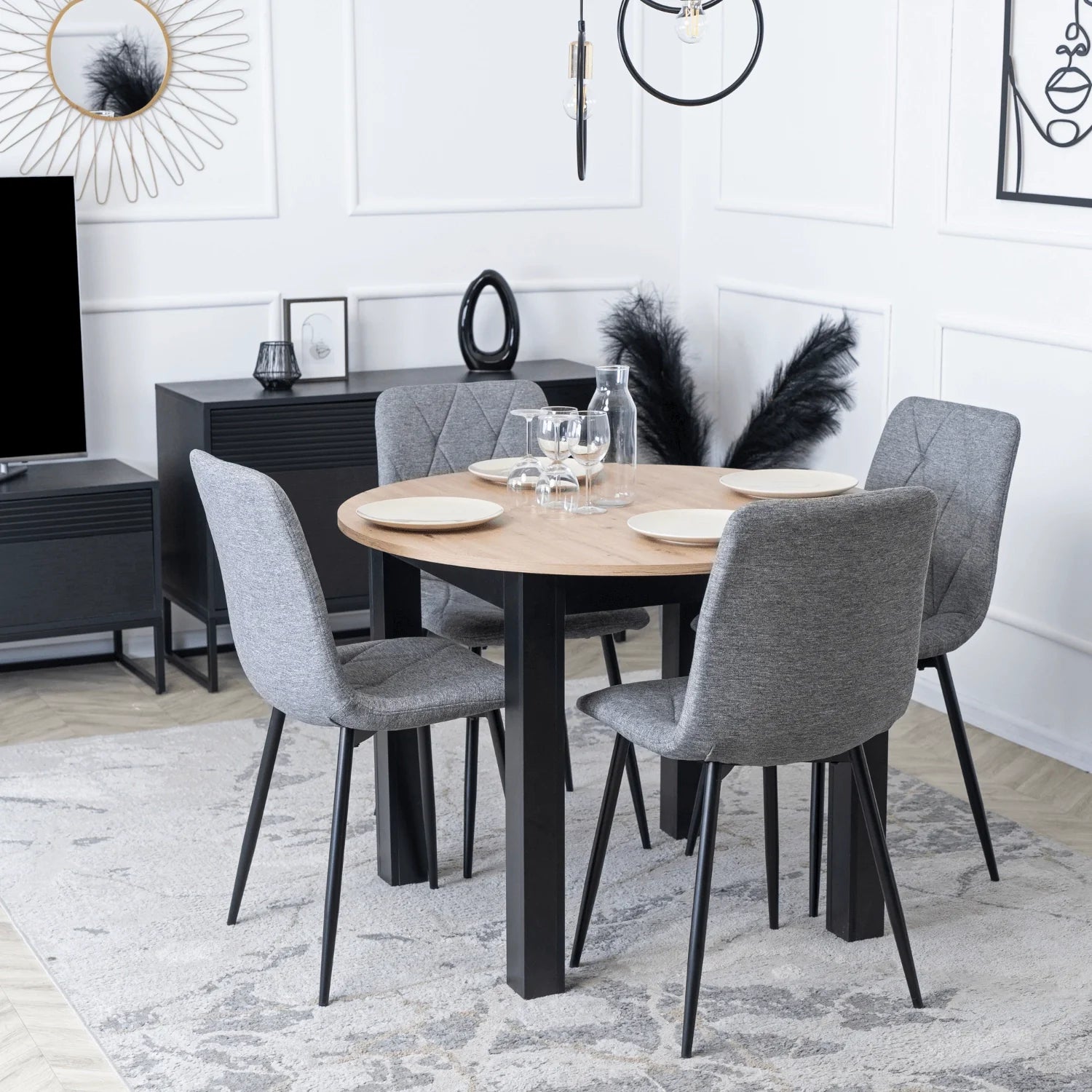 Elite ROBIN 2 Grauer Polsterstuhl – Eine perfekte Mischung aus Stil und Komfort