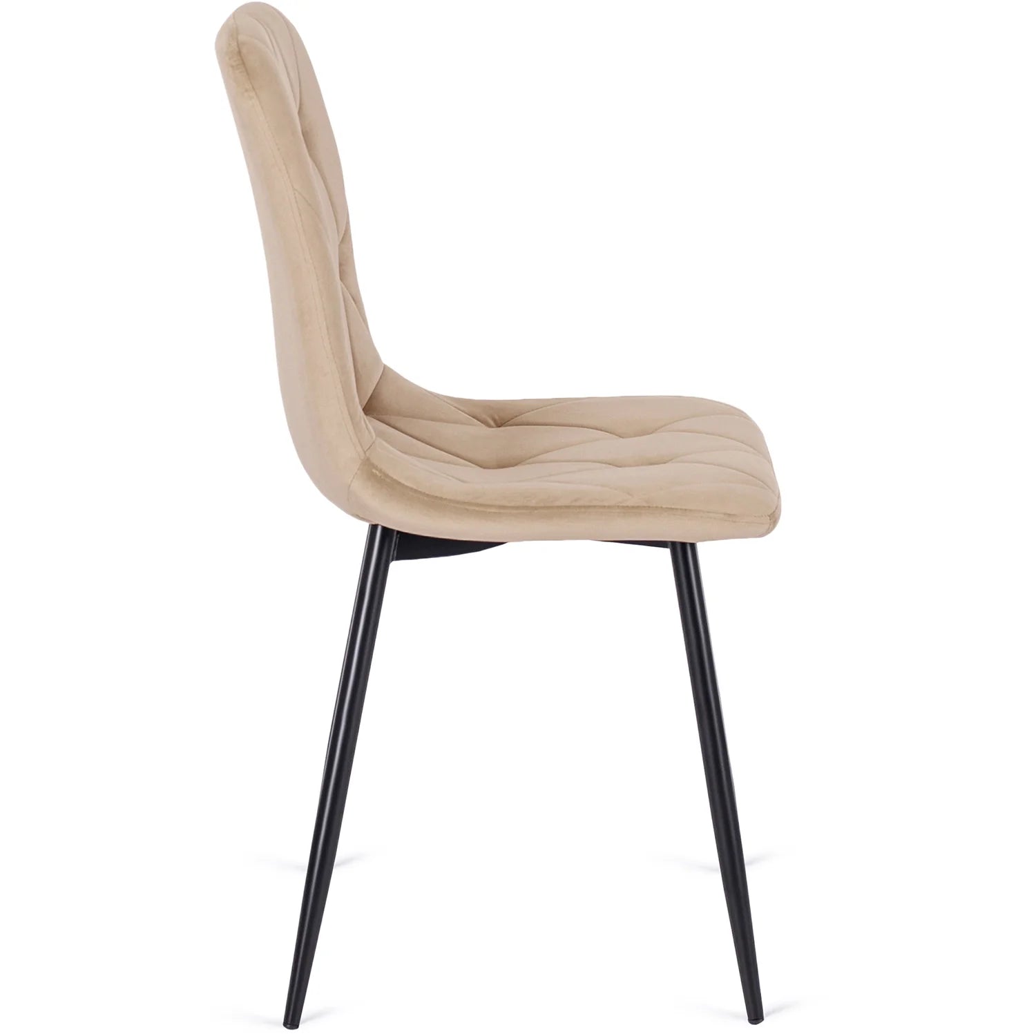 Elite ROBIN Beige Velvet Chair – A Timeless Blend of Elegance and Comfort