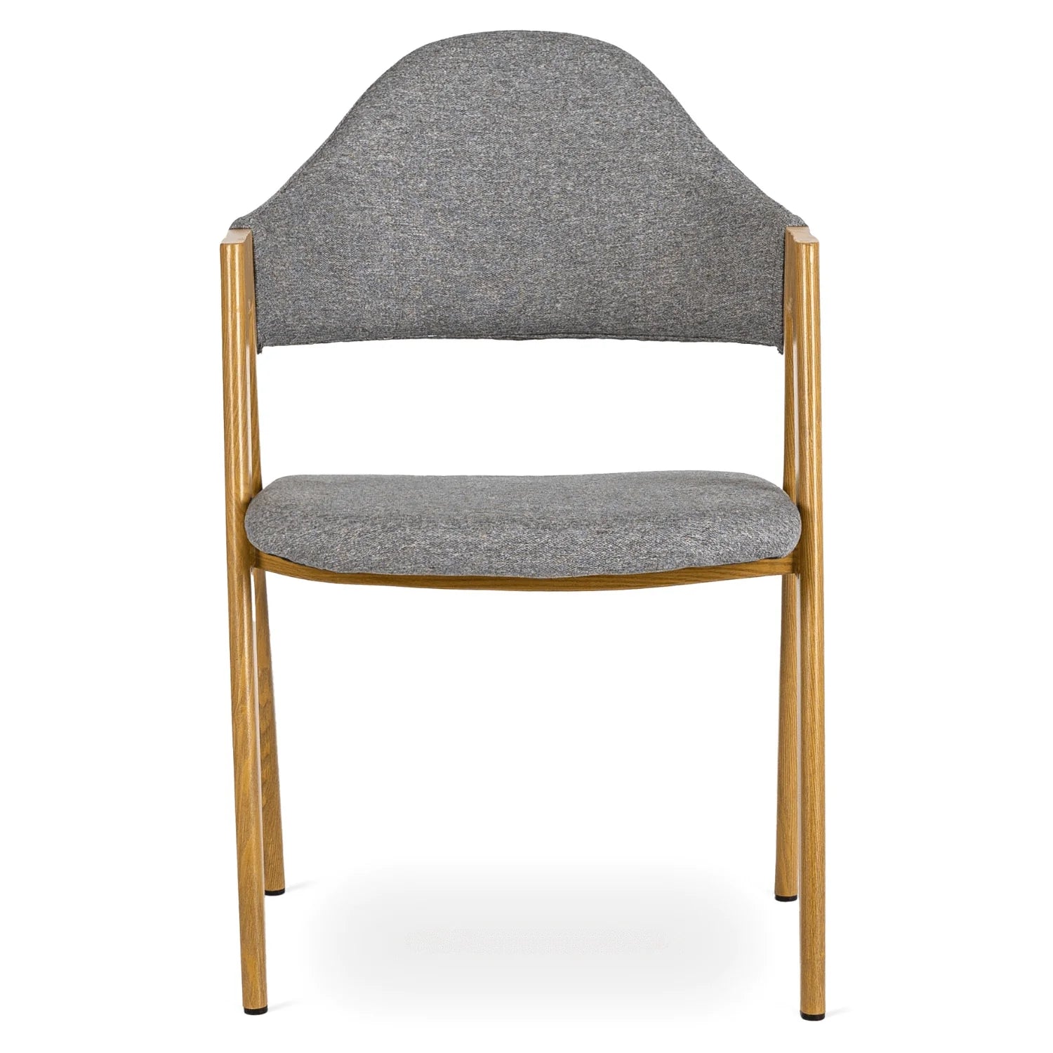 Elite RUIZ Chair – Gray Fabric & Golden Oak Frame