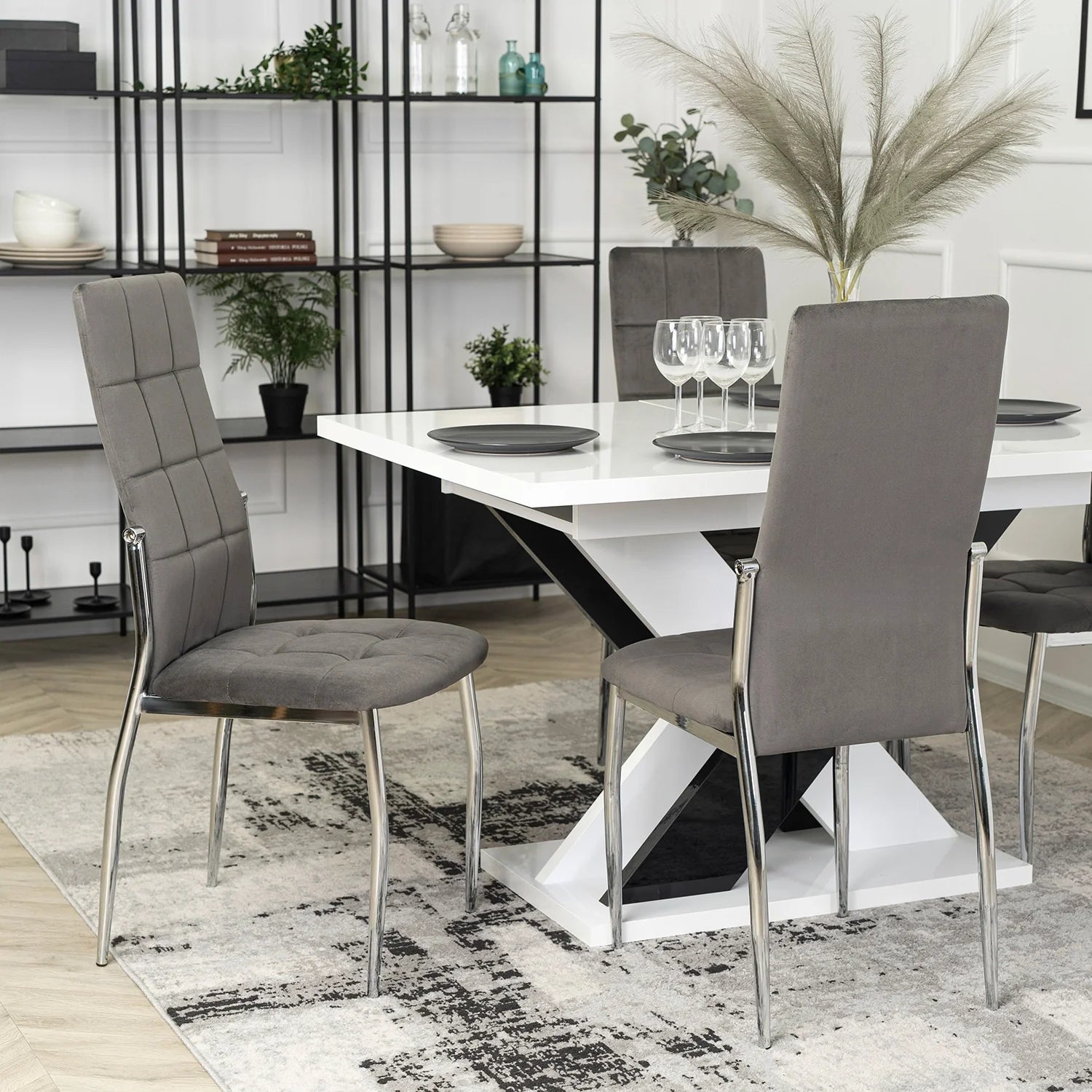 Elite MOLLY Chair – Grey Velvet