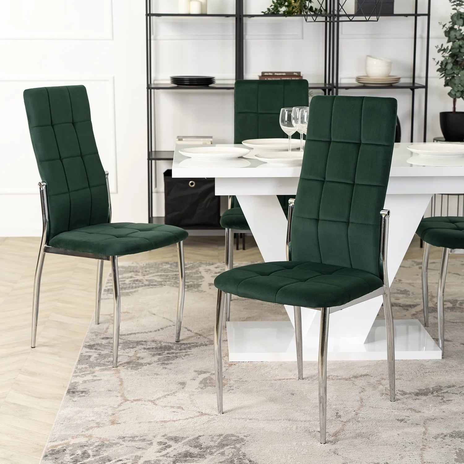 Elite MOLLY Chair – Green Velvet