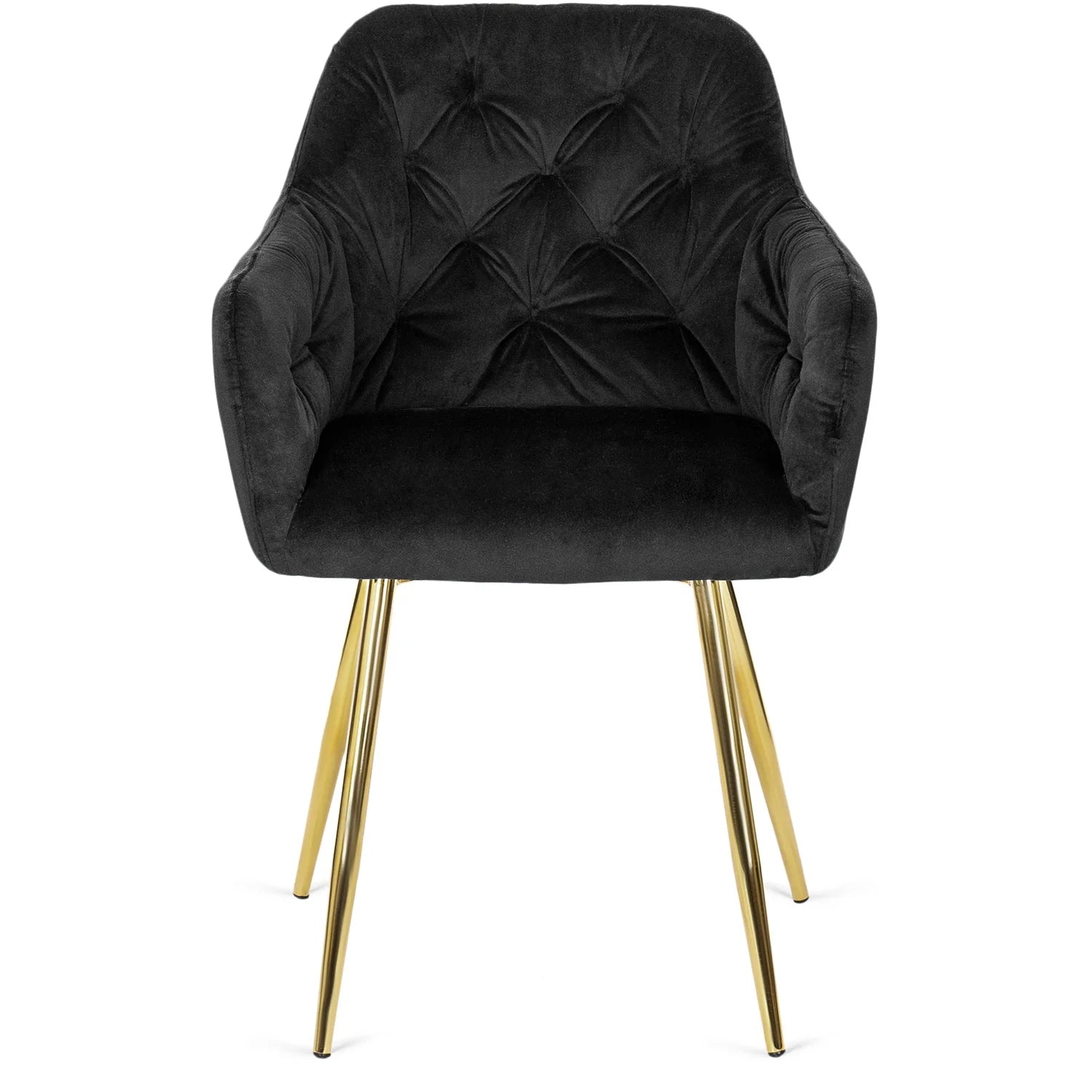 Elite RAYA Black Velvet Chair – A Statement of Luxury & Comfort