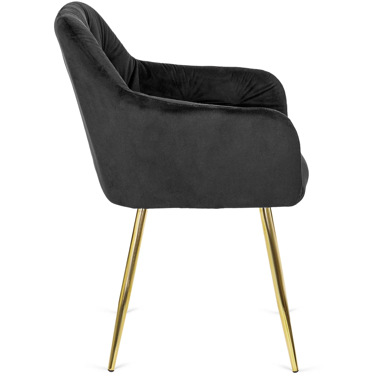 Elite RAYA Black Velvet Chair – A Statement of Luxury & Comfort