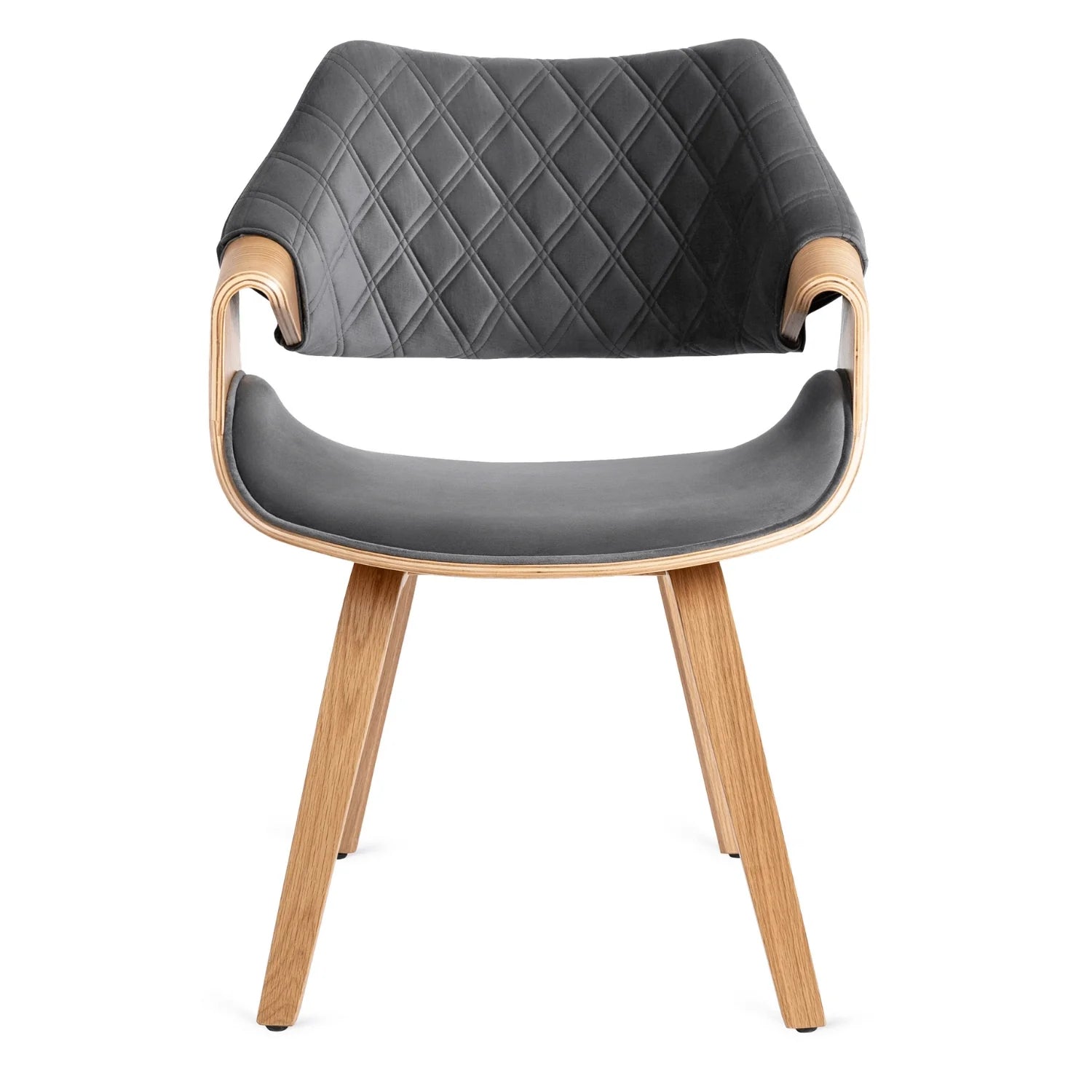 Elite LUISE Gray Velvet Chair – A Stylish Blend of Comfort and Elegance