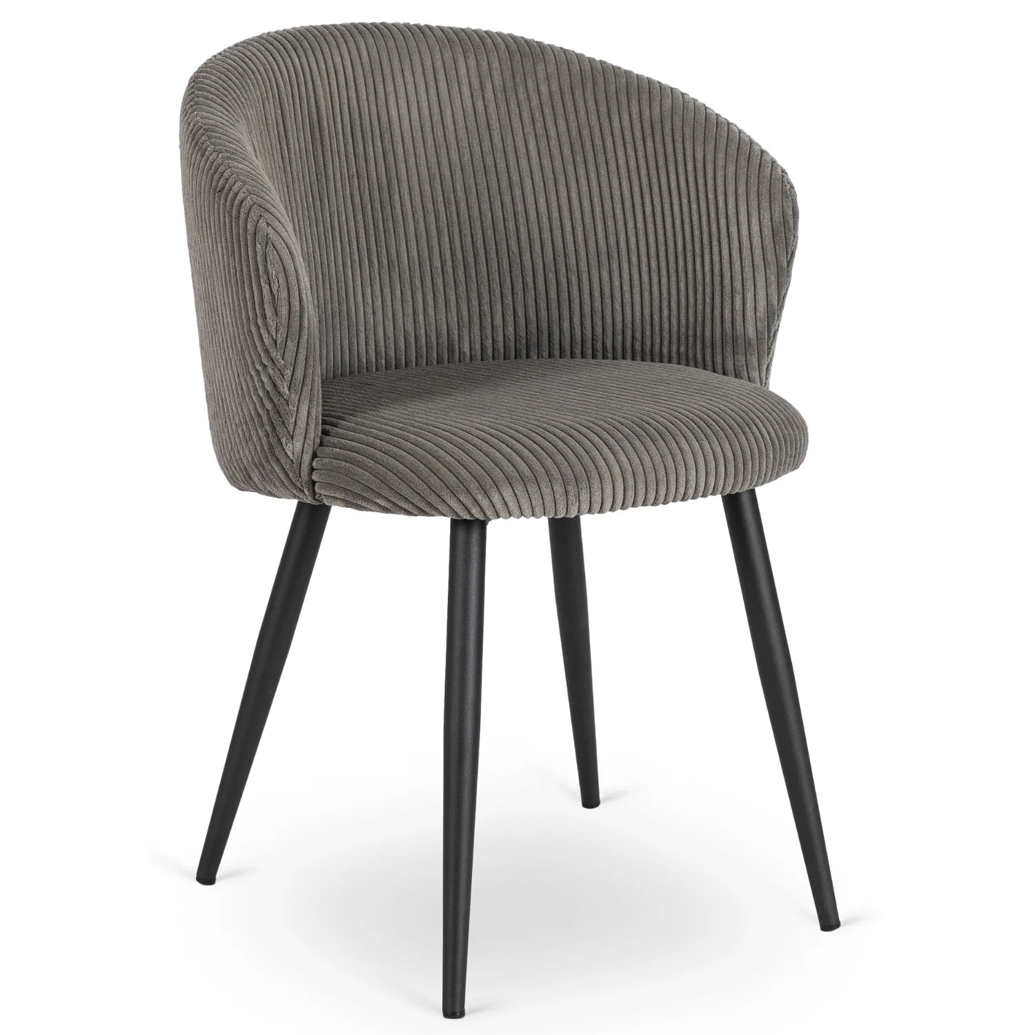 Elite TAYLOR Grey Corduroy Chair – Modern Elegance & Comfort