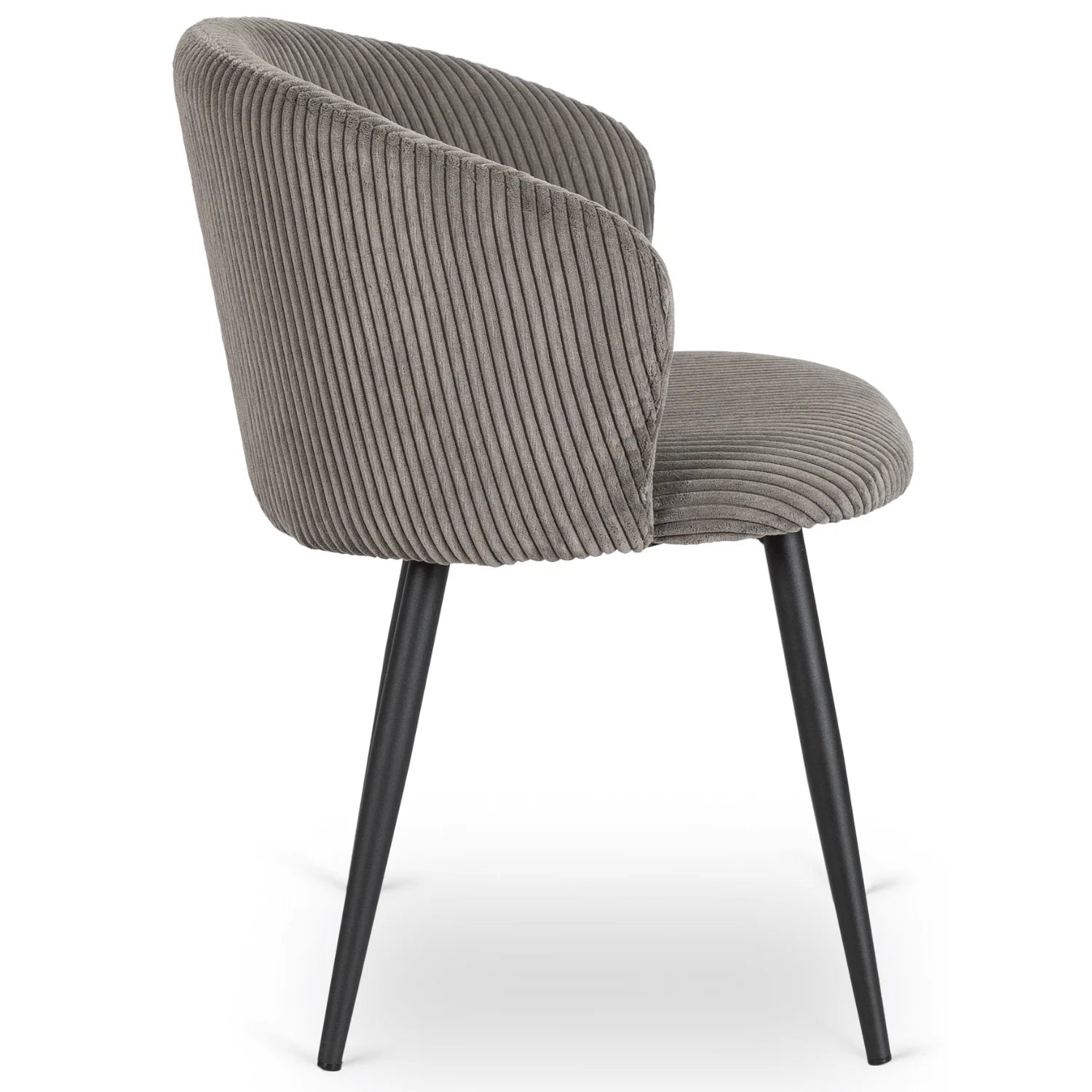 Elite TAYLOR Grey Corduroy Chair – Modern Elegance & Comfort