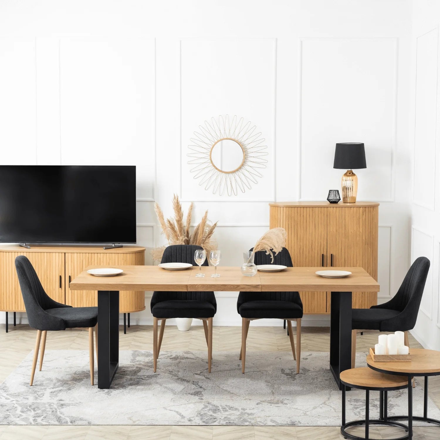 Elite TORINO Black Fabric Chair – A Stylish & Comfortable Seating Choice