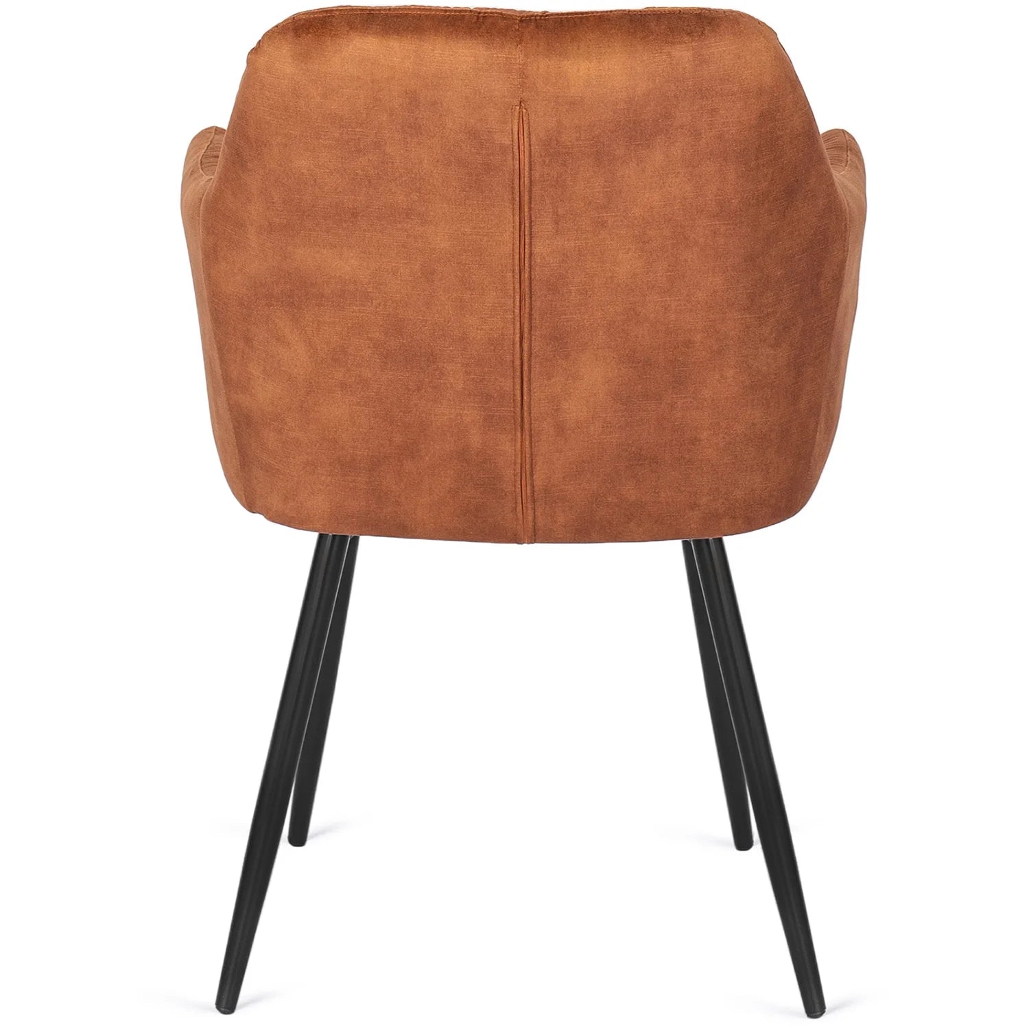 Elite VIKI Rust Velvet Chair – A Statement of Warmth & Sophistication