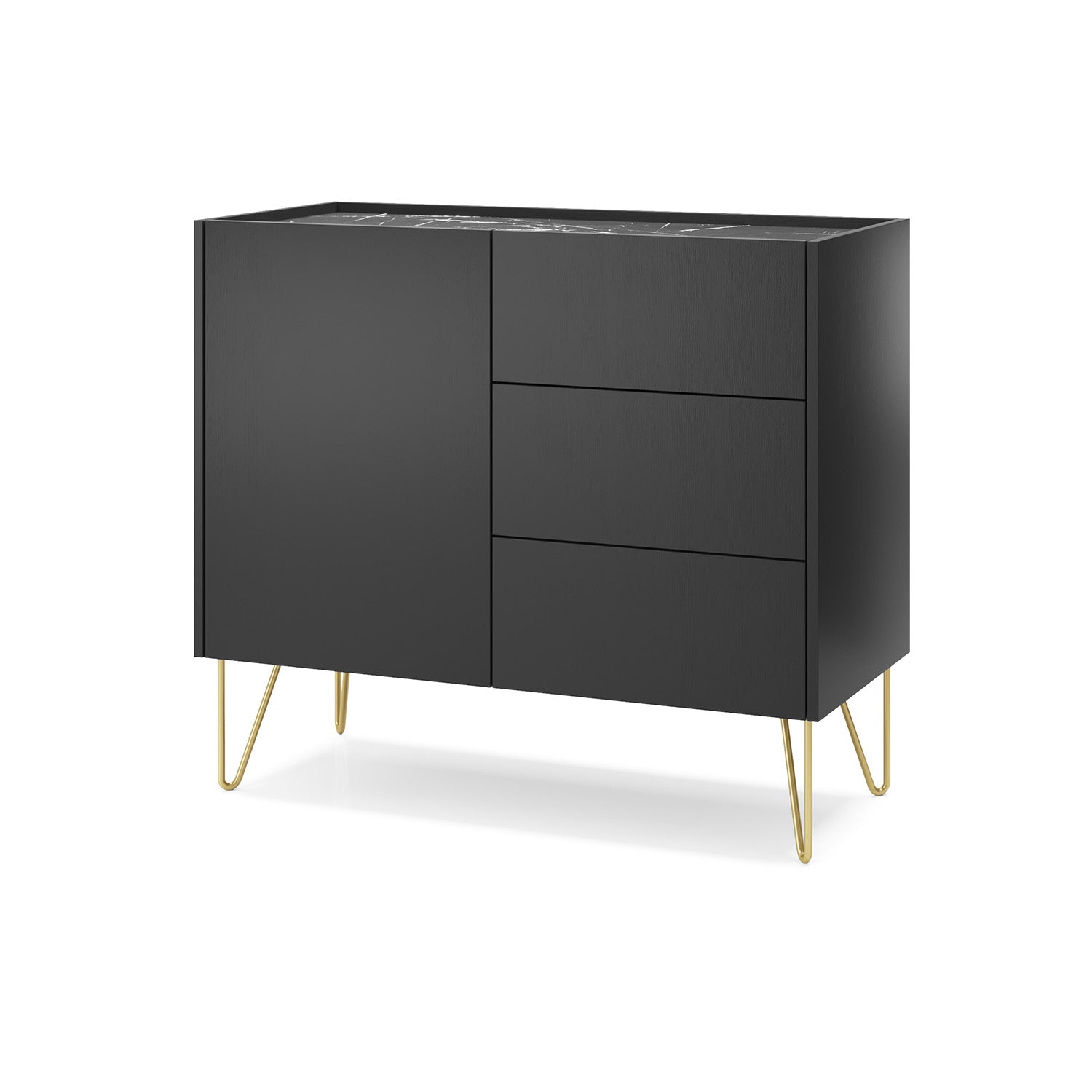 Harmony Dresser - Kommode mit drei Schubladen und einer Tür