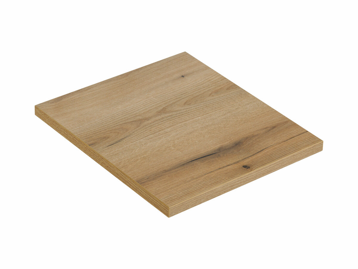 Badezimmer-Set „Line Reed Green“ mit 2 Schubladen, 50 cm, SET-LRG mit Eichenarbeitsplatte