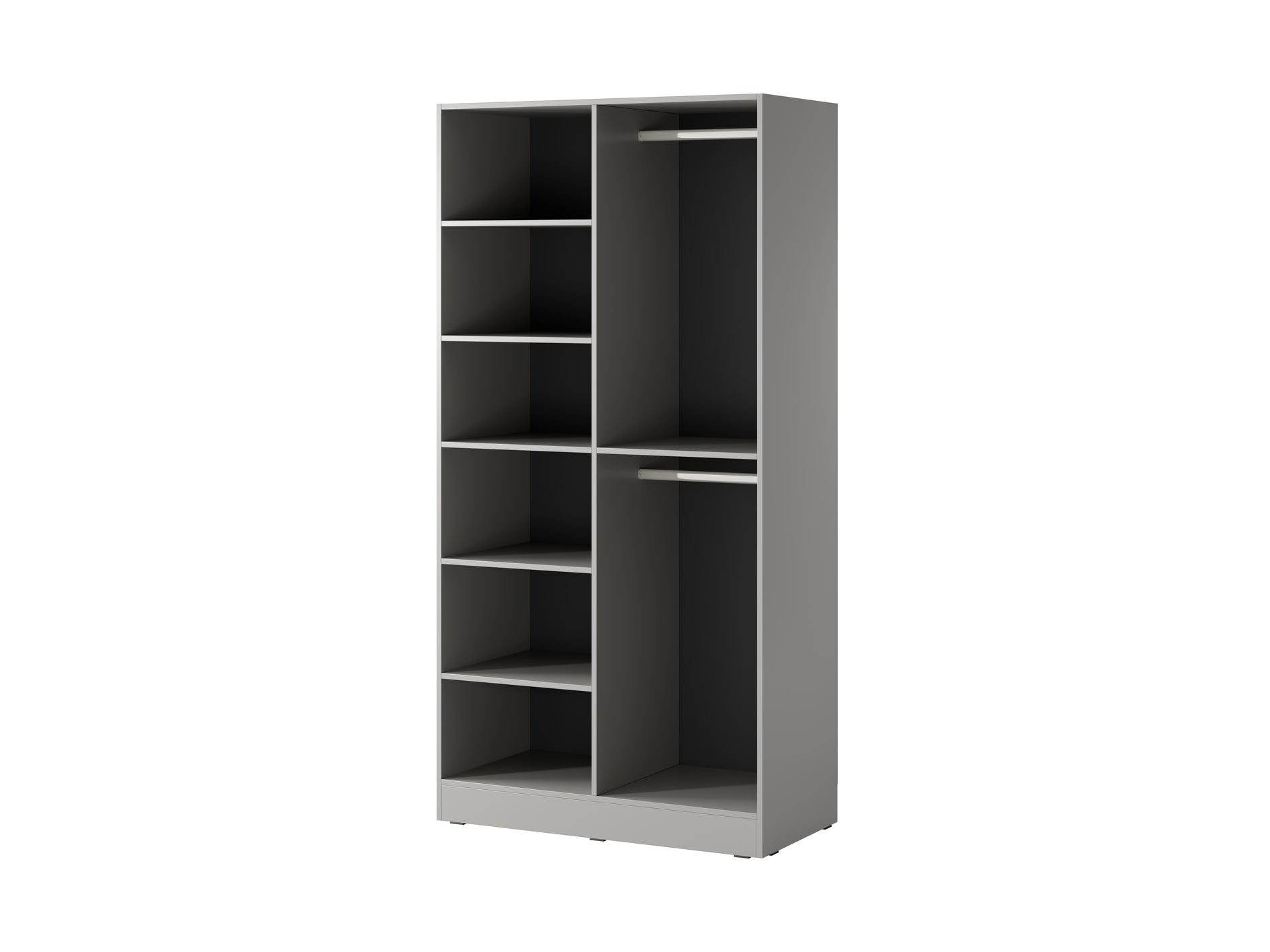PI Sandbox Modular 2-Door Wardrobe – Nova Grey