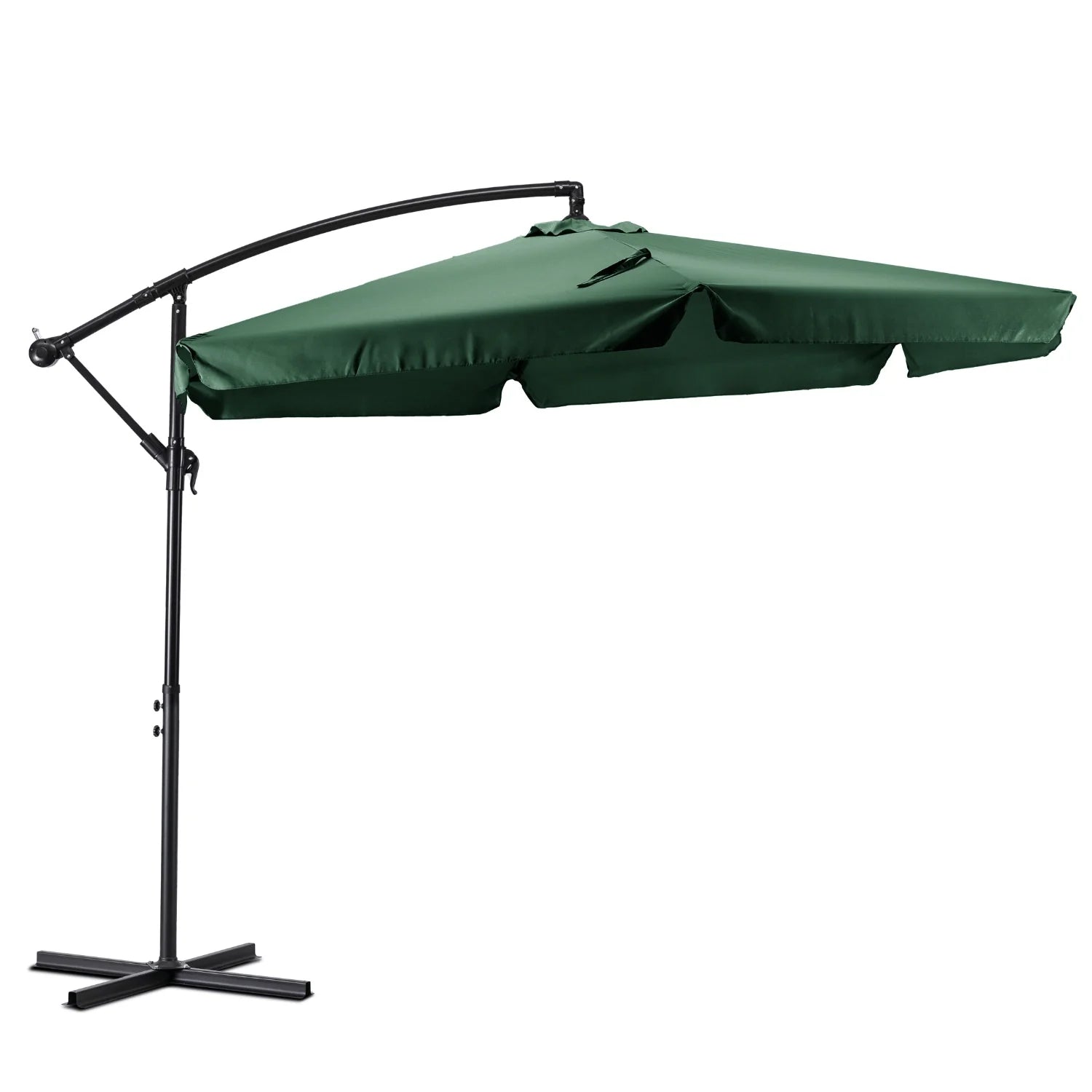 Elite AKRON Gartenschirm Grün - Großer wasserdichter Sonnenschirm für den Außenbereich