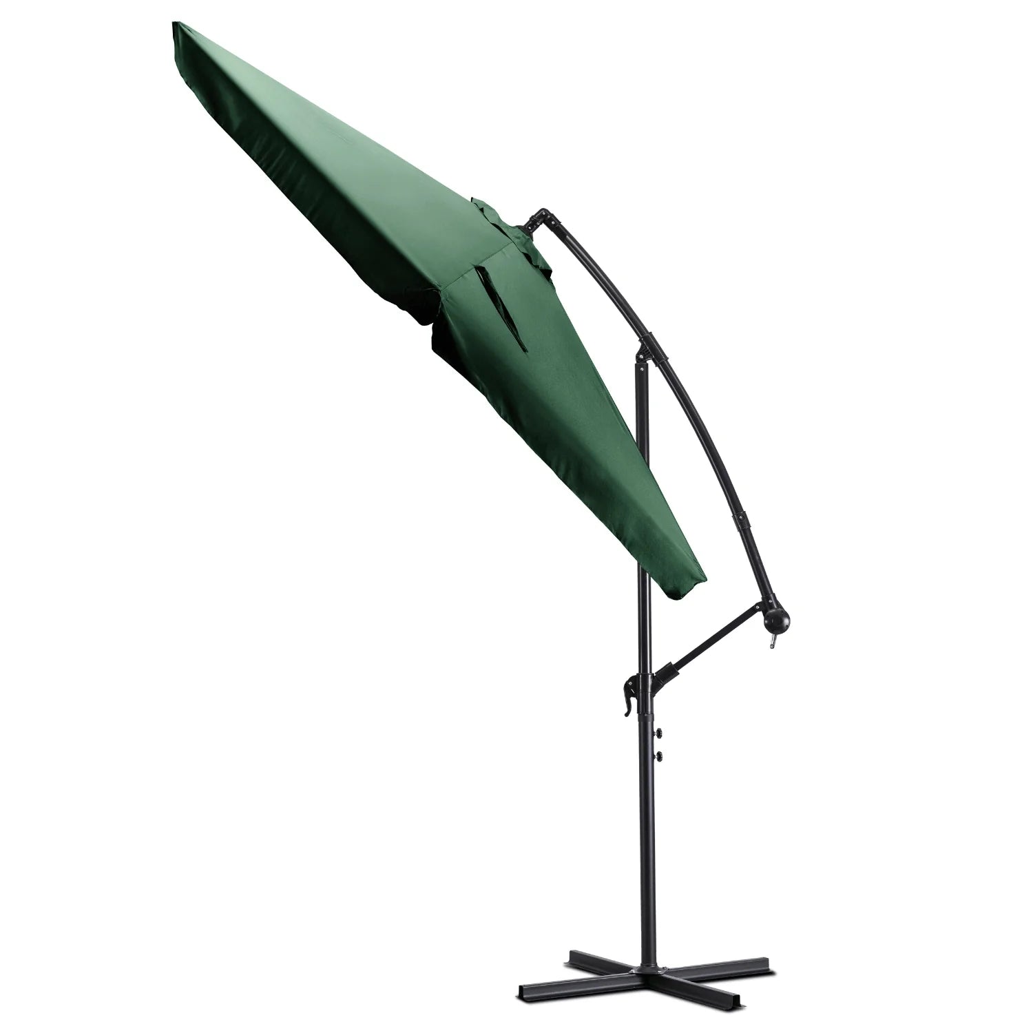 Elite AKRON Gartenschirm Grün - Großer wasserdichter Sonnenschirm für den Außenbereich