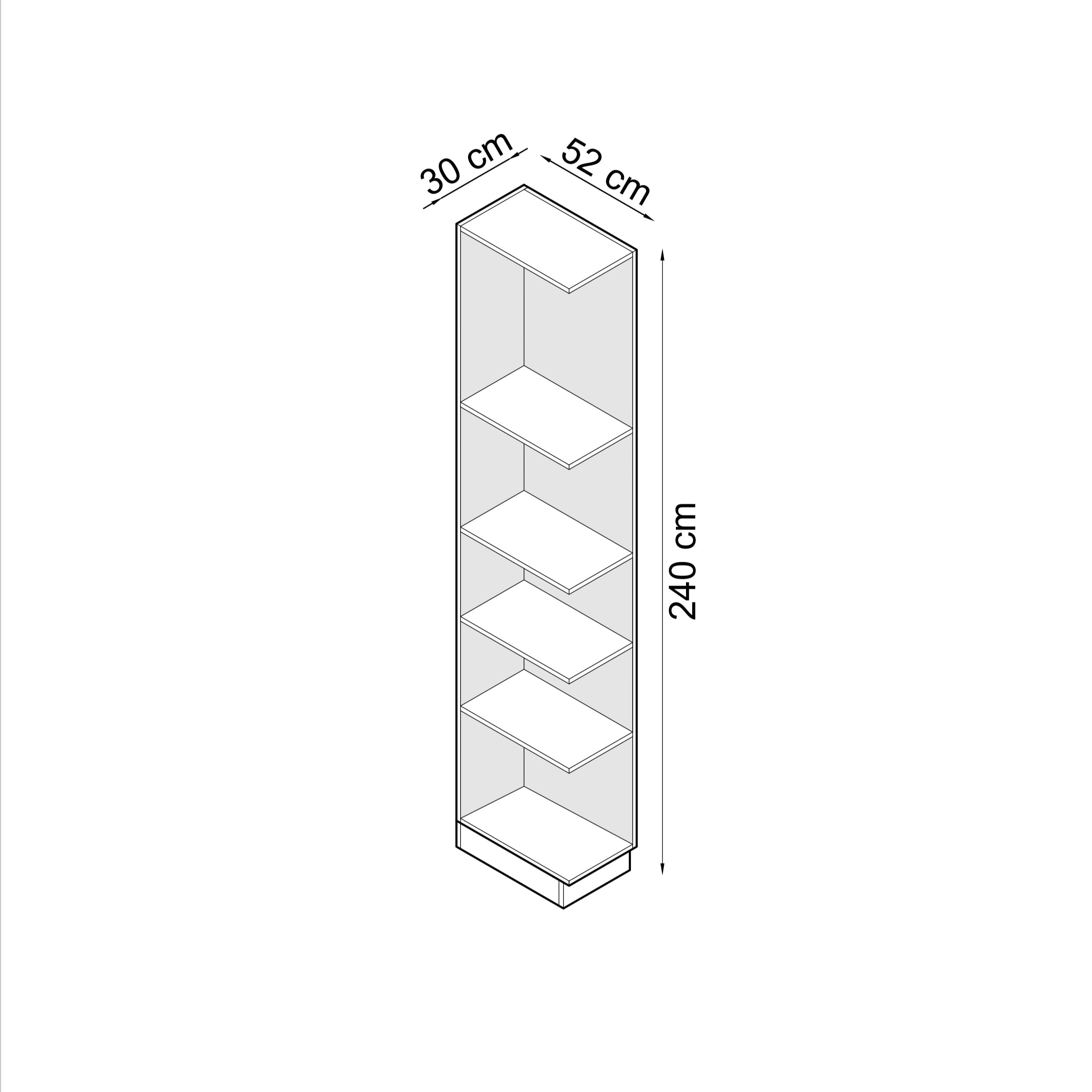 SLEEP VARIA Customizable Bedroom Build-in System – Oiled Oak / White Gloss