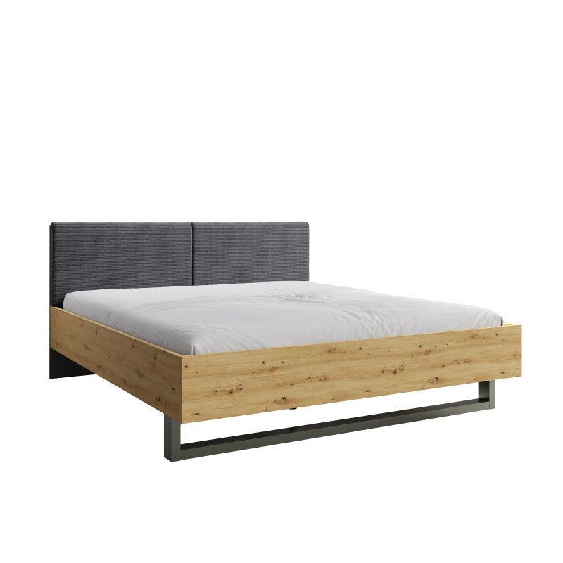 MO Rimini – Bettgestell 180 × 200 cm (Artisan Eiche &amp; Graphit)
