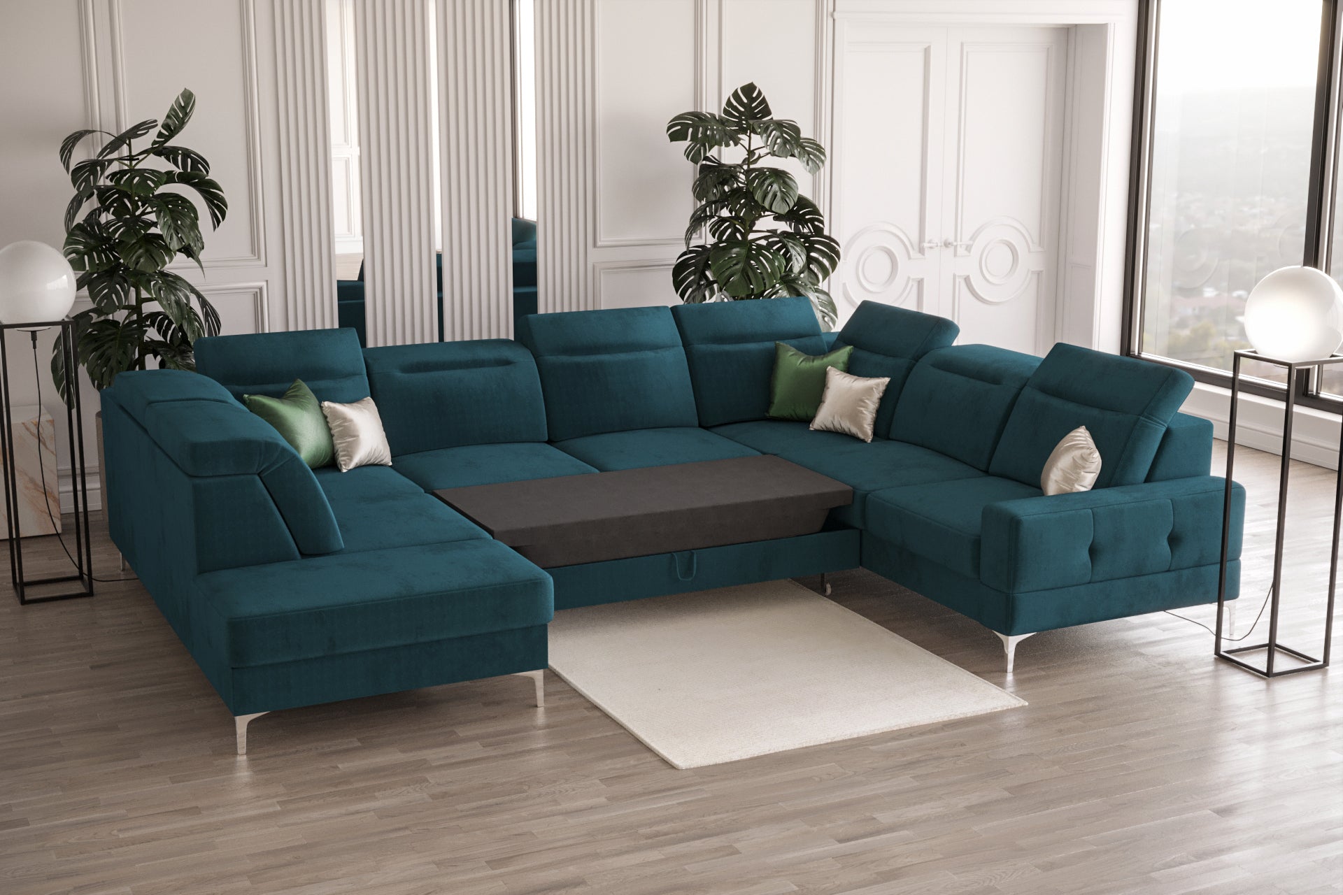Ecksofa G-Malibu I: Großzügiger Komfort und modernes Design