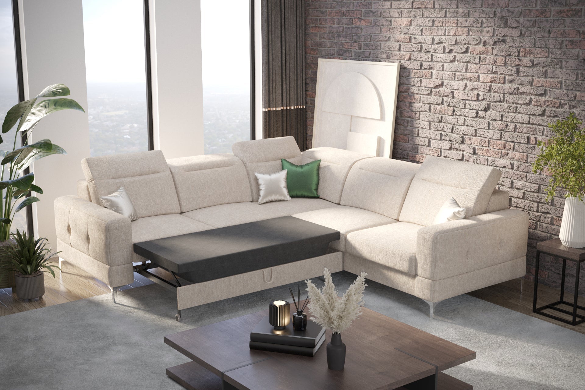 G-Malibu Max Ecksofa Geräumiger Komfort und modernes Design