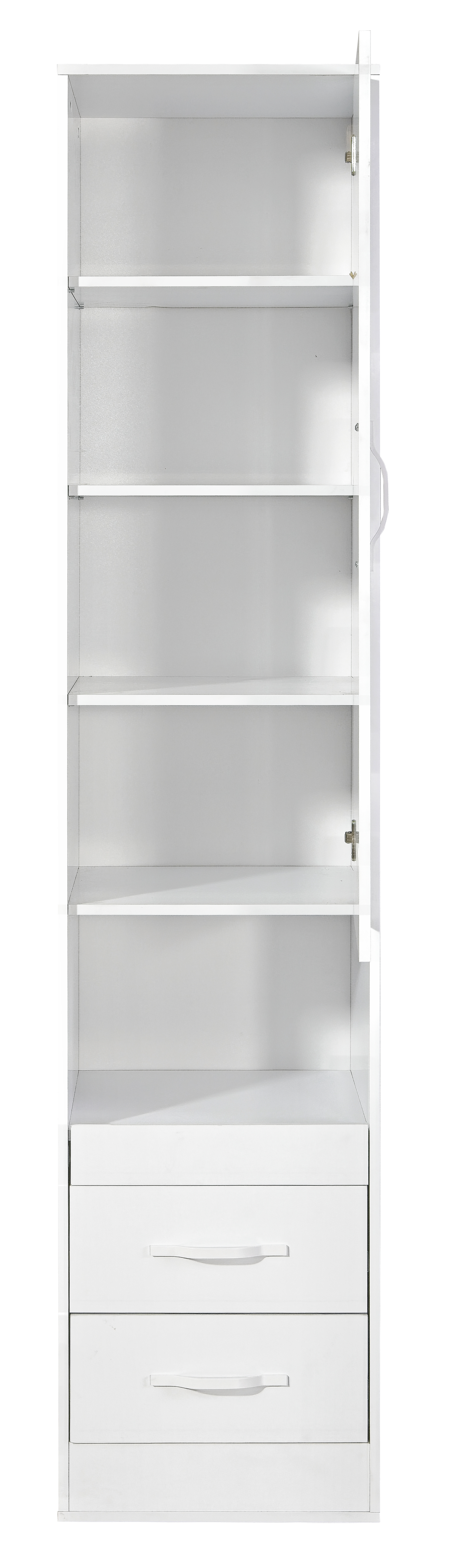 Domel Hochschrank Eiche-Weiß
