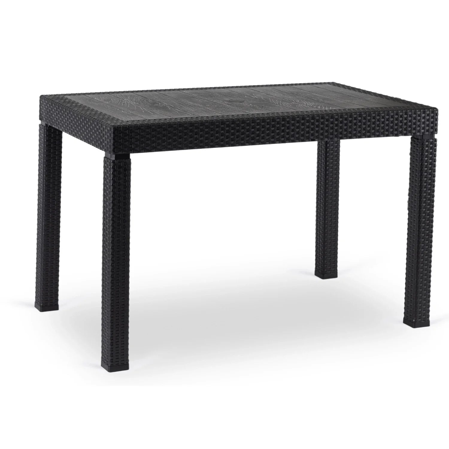 Elite FARGO Gartentisch – Schwarzes Technorattan
