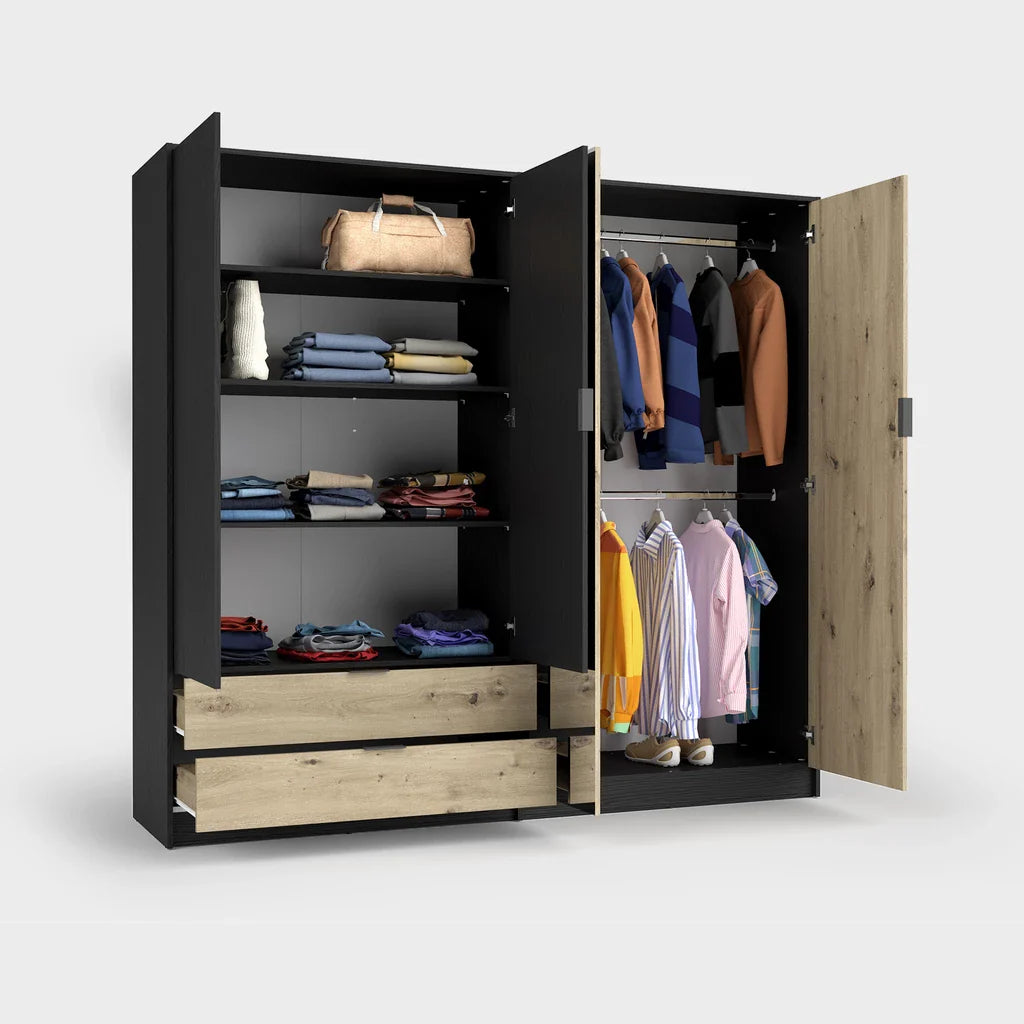MO Upsala Kleiderschrank mit Schubladen