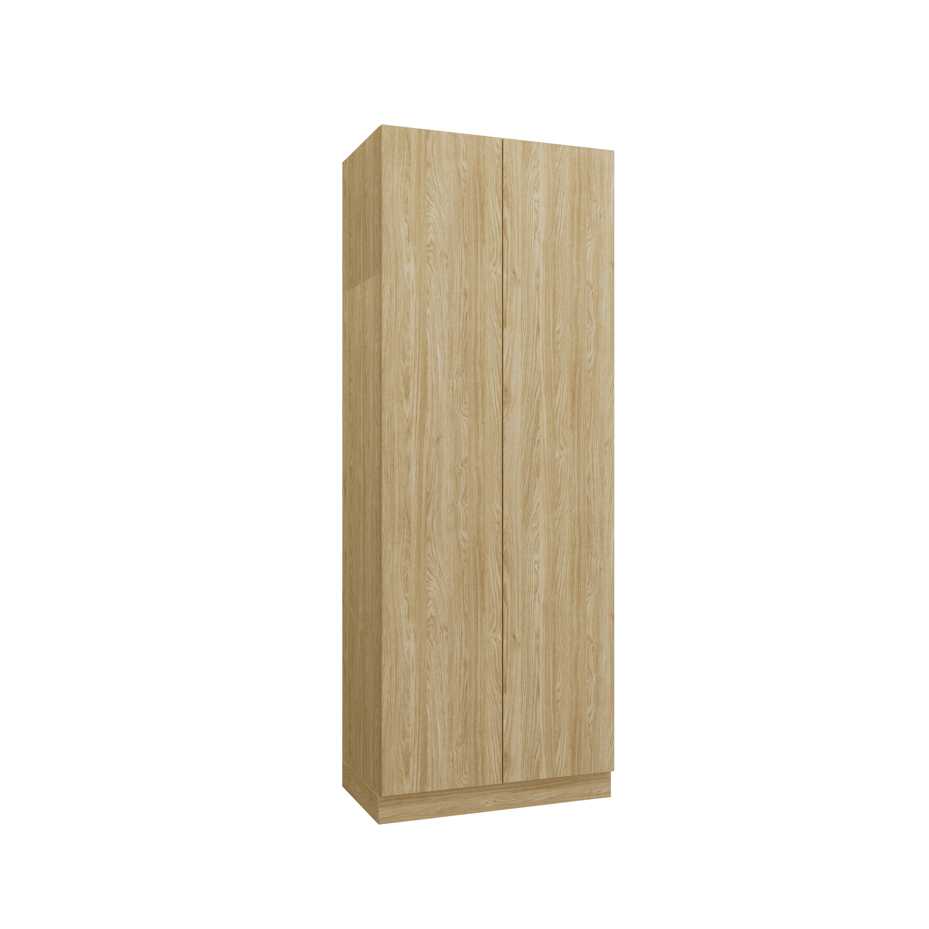Sleep Varia Kleiderschrank, zweitürig, 90 cm, Eiche geölt/Eiche geölt