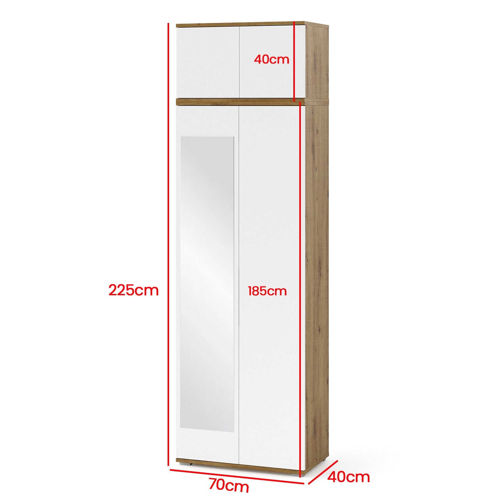 PK Sevilla 4 Hallway Wardrobe - Cacao
