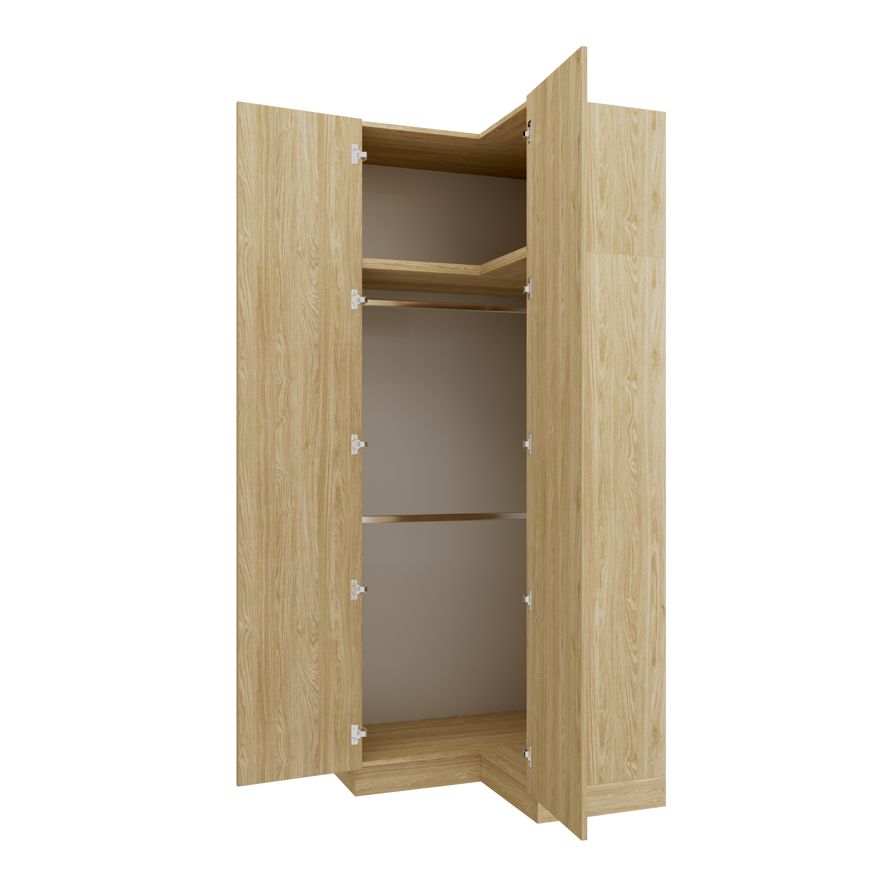 SLEEP VARIA Customizable Bedroom Build-in System – Oiled Oak / Oiled Oak