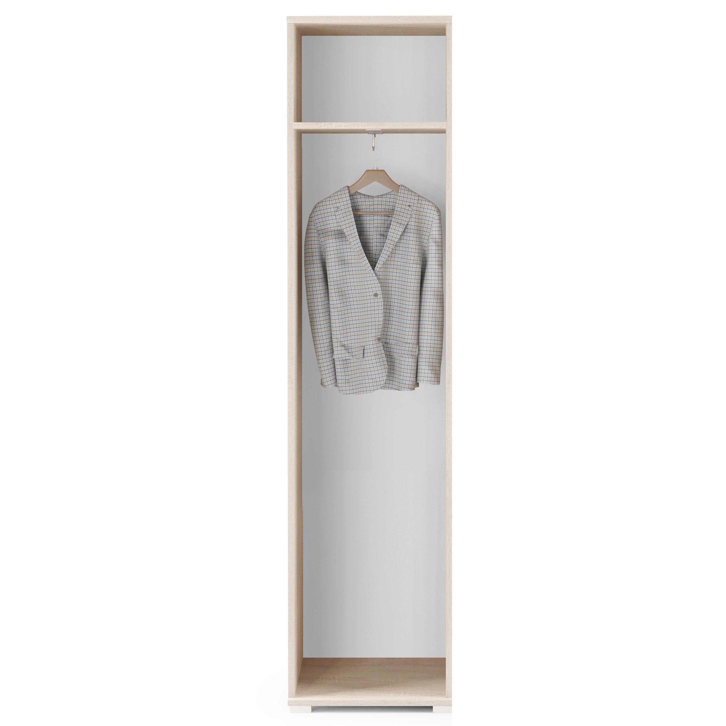 PK Emi 14 Hallway Wardrobe White - Upholstered Panels in Various Colours