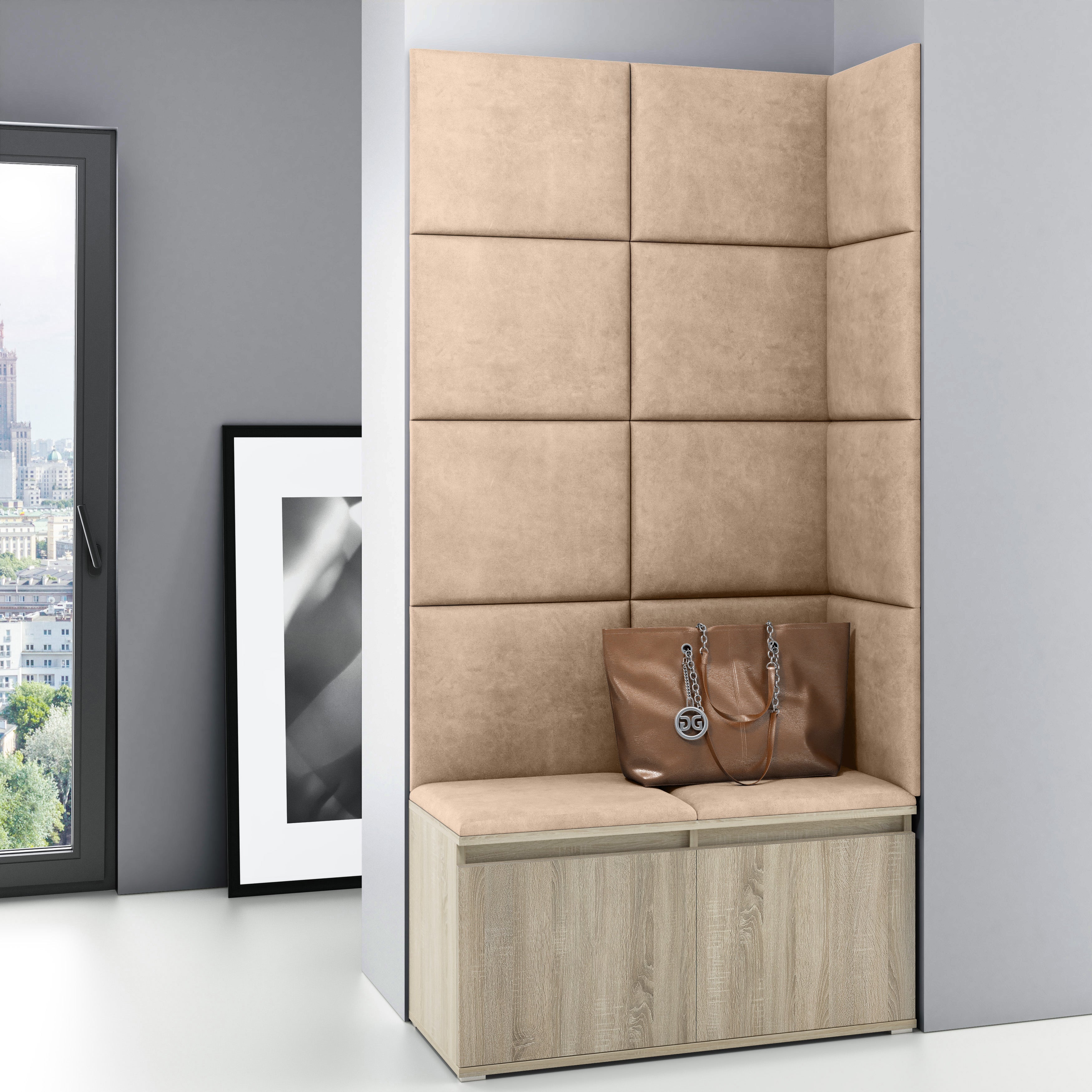 PK Emi 2 Hallway Wardrobe Sonoma - Beige
